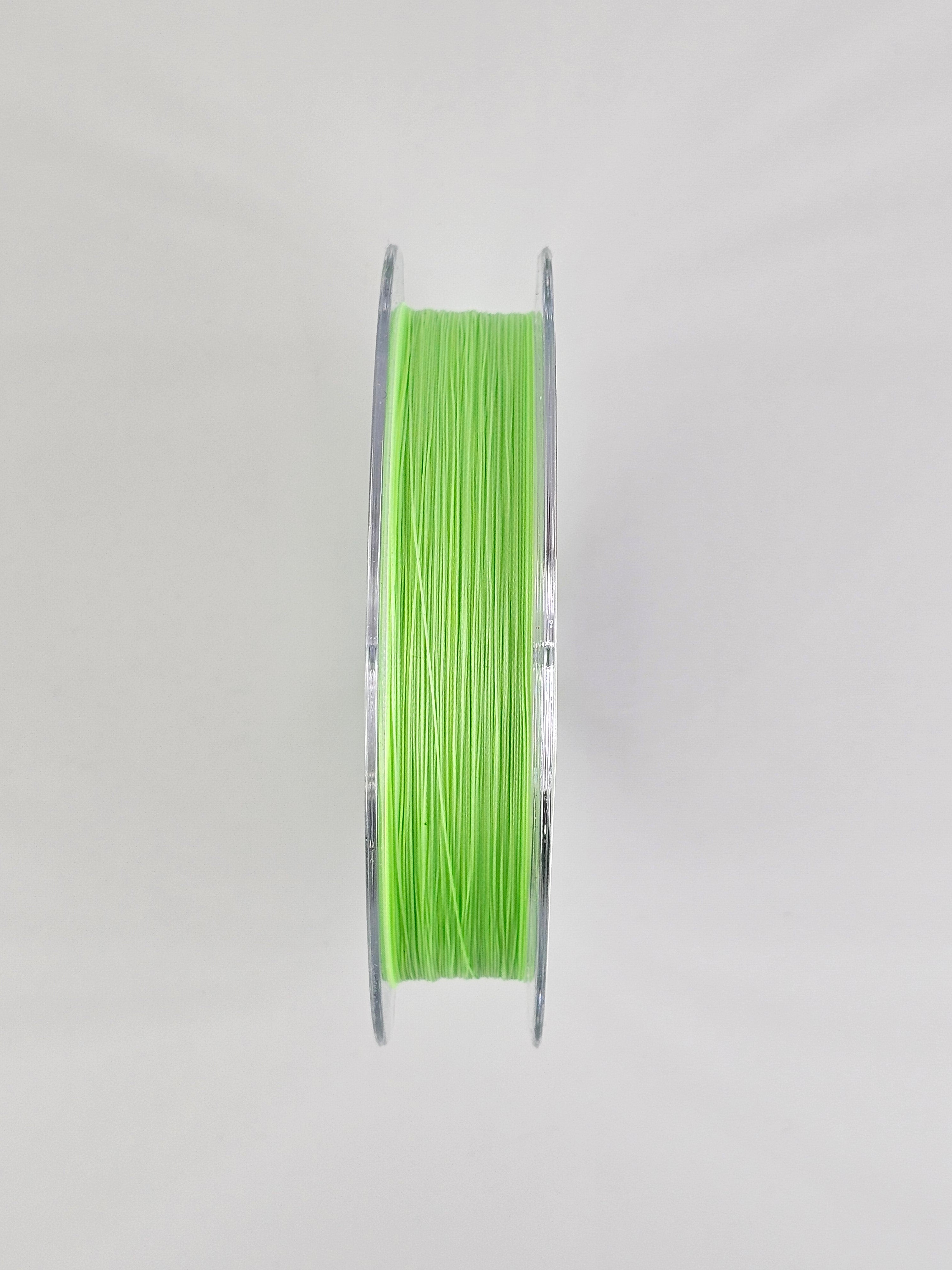 Fir textil l&k lime green, jig braid 8, 110 m