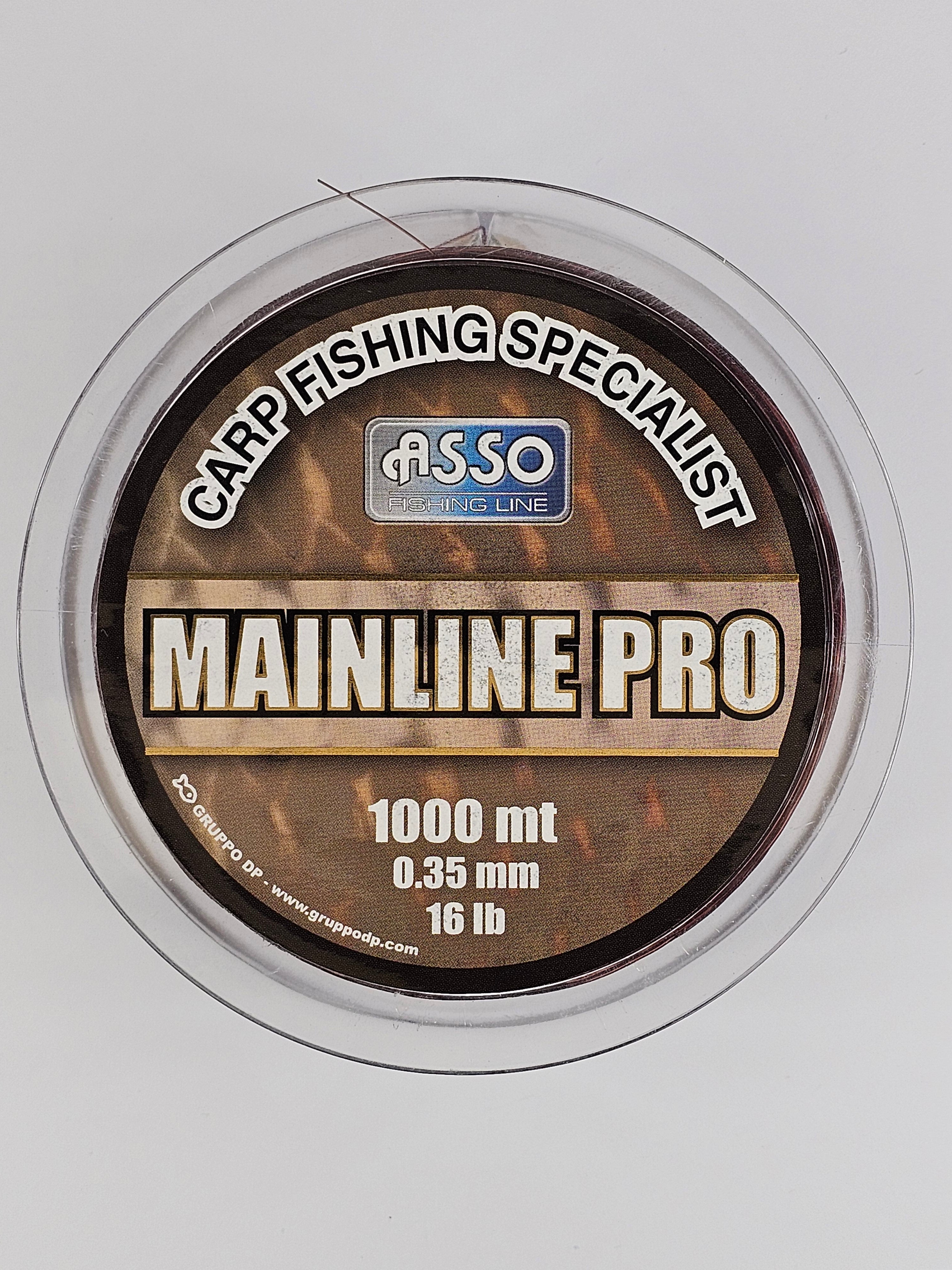 Fir monofilament asso, mainline pro, dark brown, 1000 m