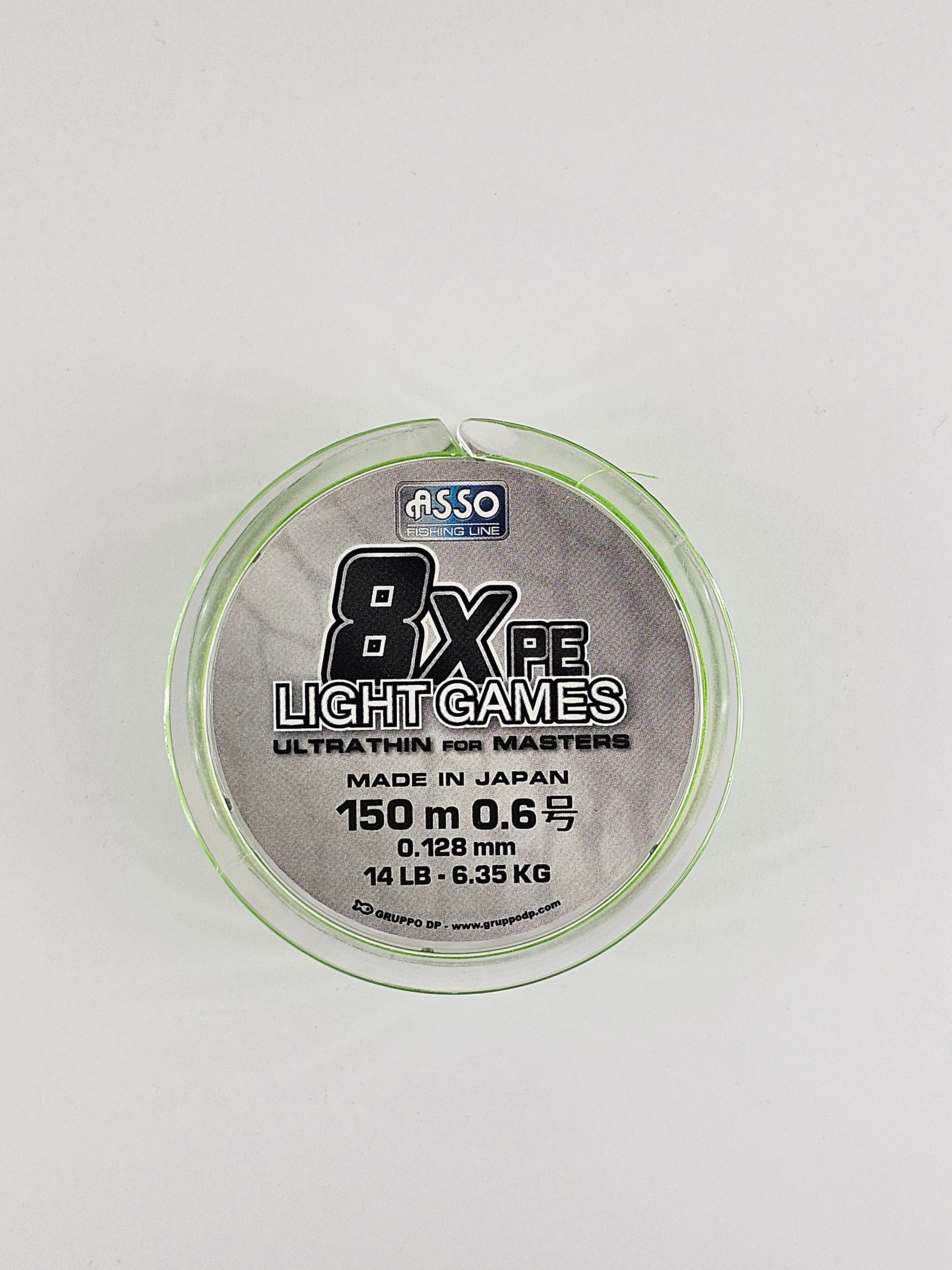 Fir textil asso 8x pe light games ultrathin, 150 m