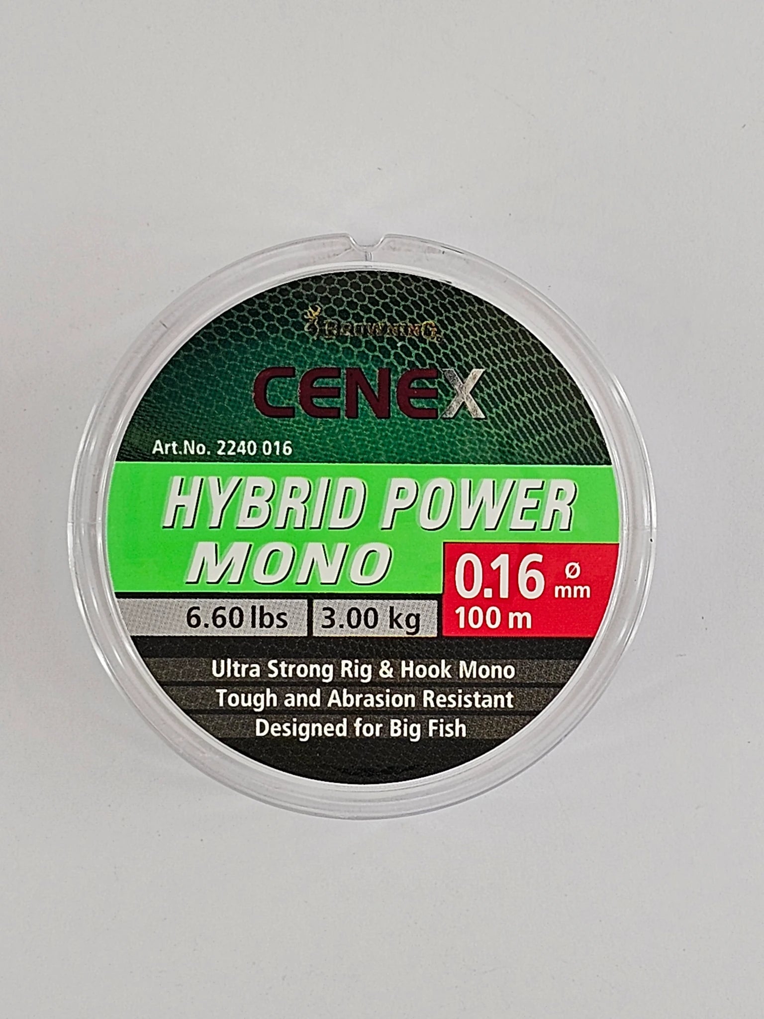 Fir monofilament BROWNING cenex hybrid power mono, 100 m