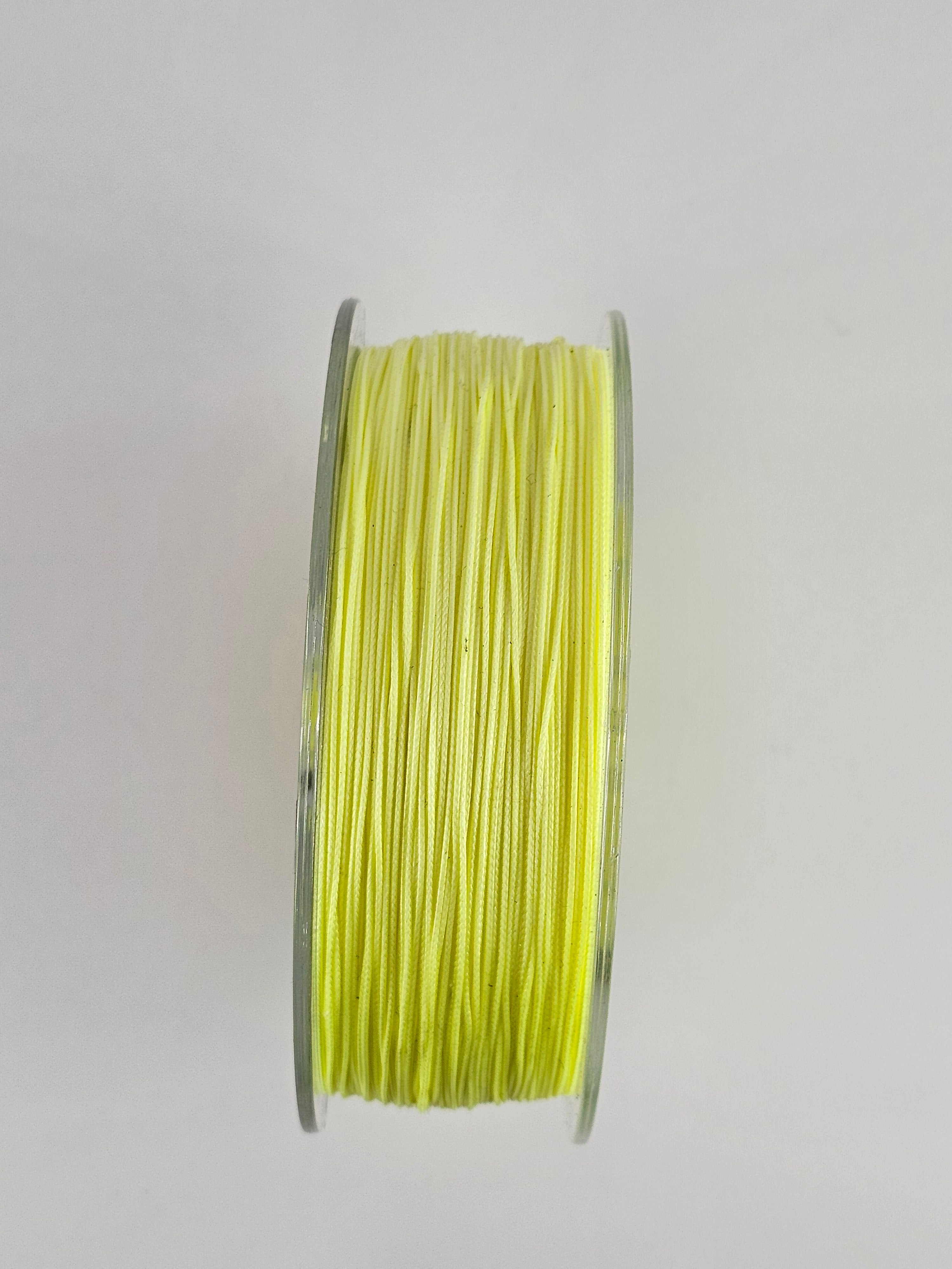 Fir textil black cat s-line 8x braided, yellow, 300 m