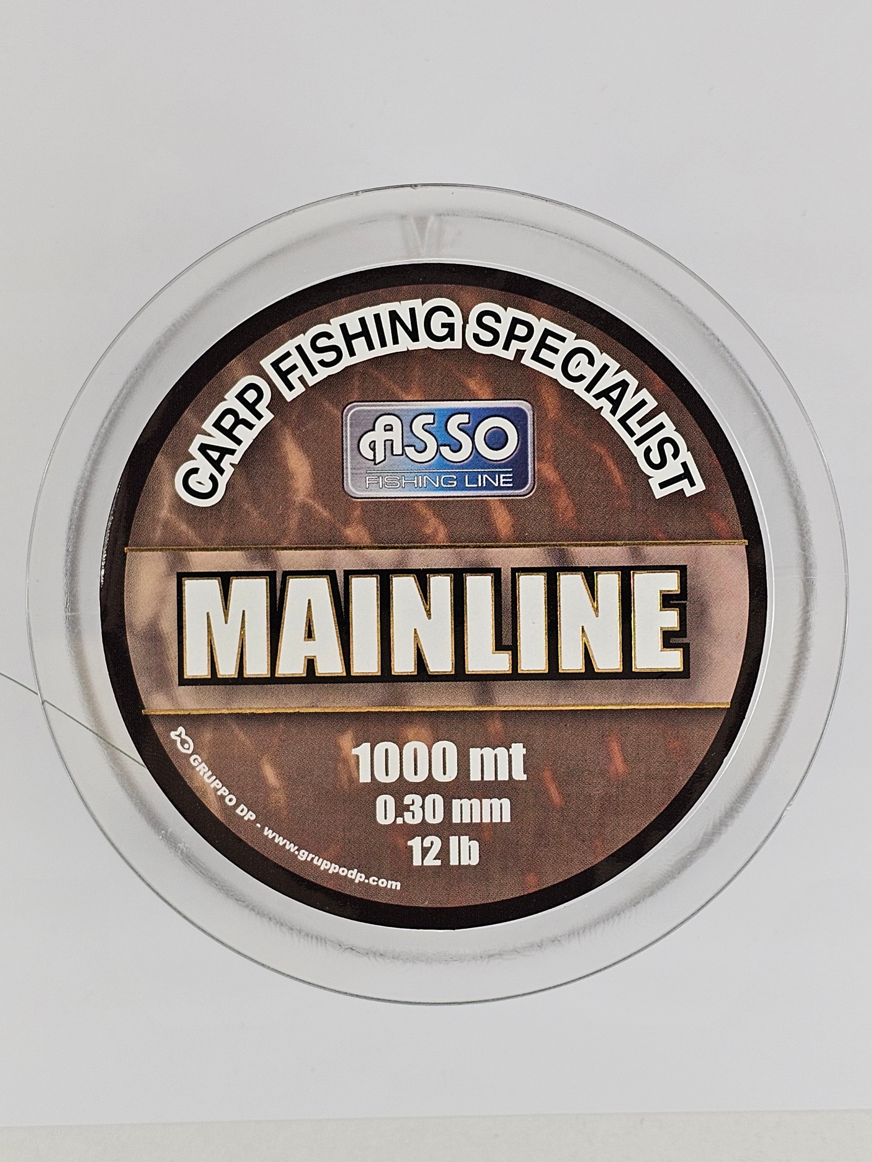 Fir monofilament asso, mainline dark green, 1000 m
