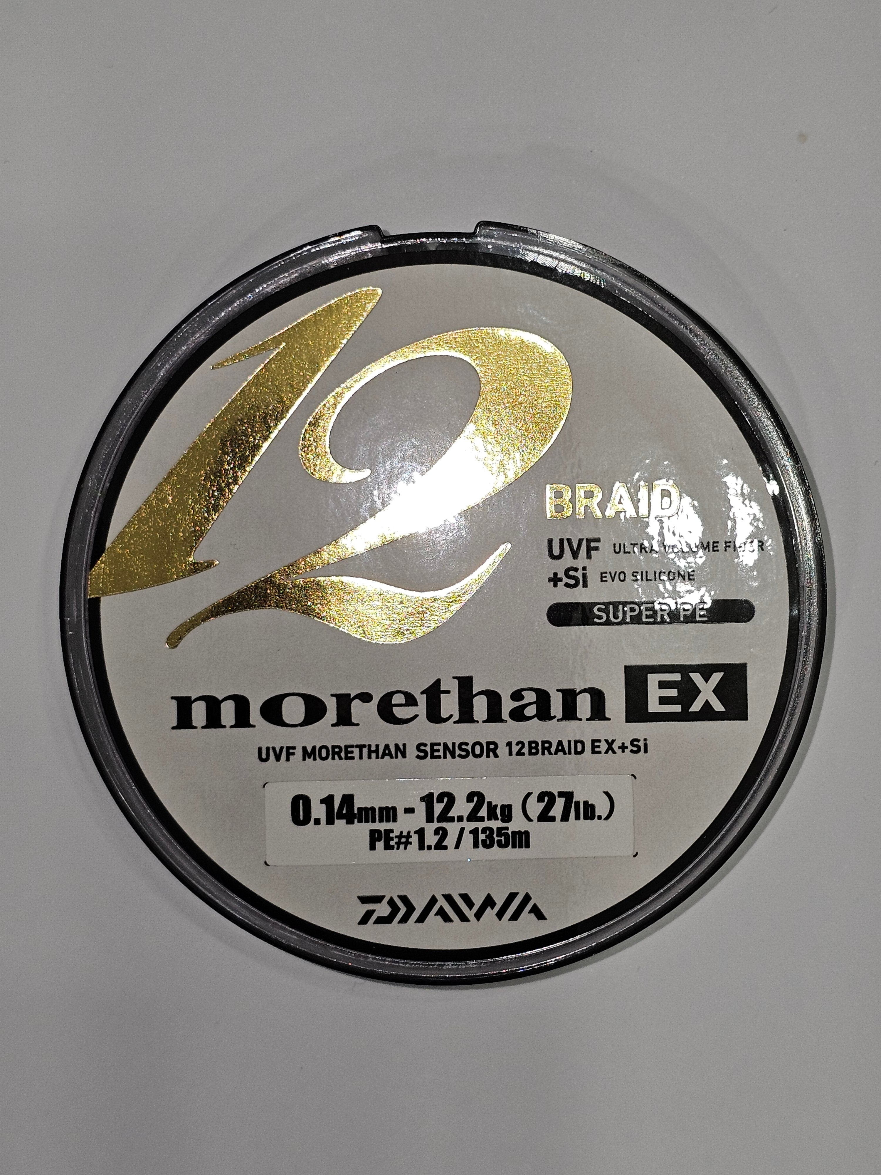Fir textil daiwa 12 braid morethan ex, 135 m - MAGAZINUL TAU DE PESCUIT