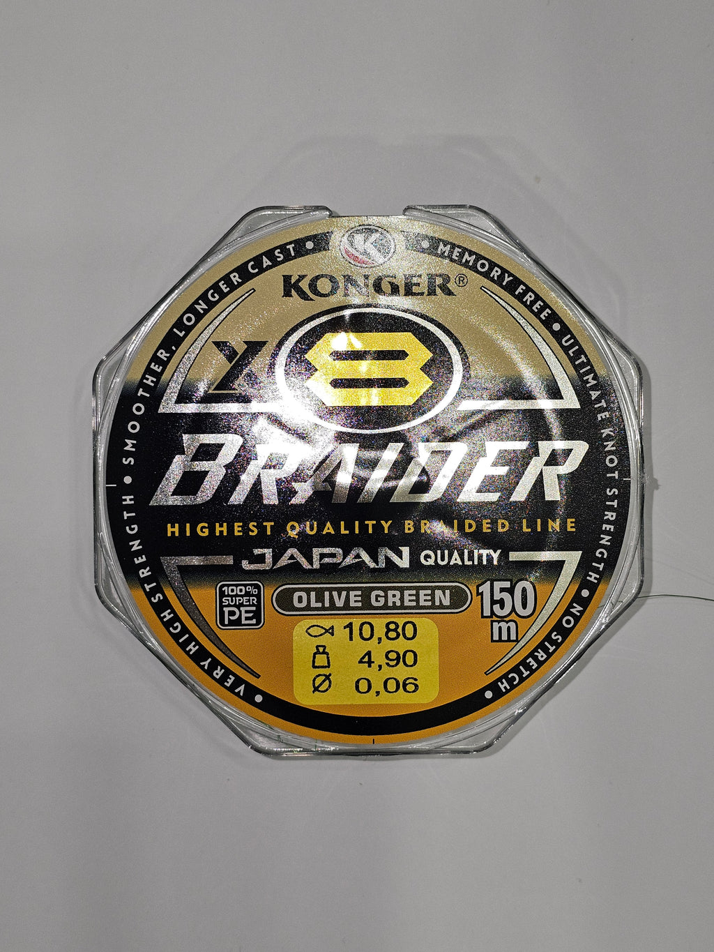 Fir textil konger x8 braider, 150 m - MAGAZINUL TAU DE PESCUIT