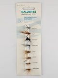 Set muste BALZER dry fly assortment mouches