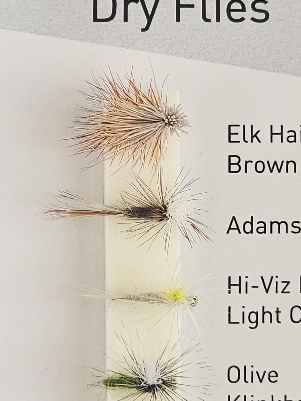 Set muste DAIWA river dry flies