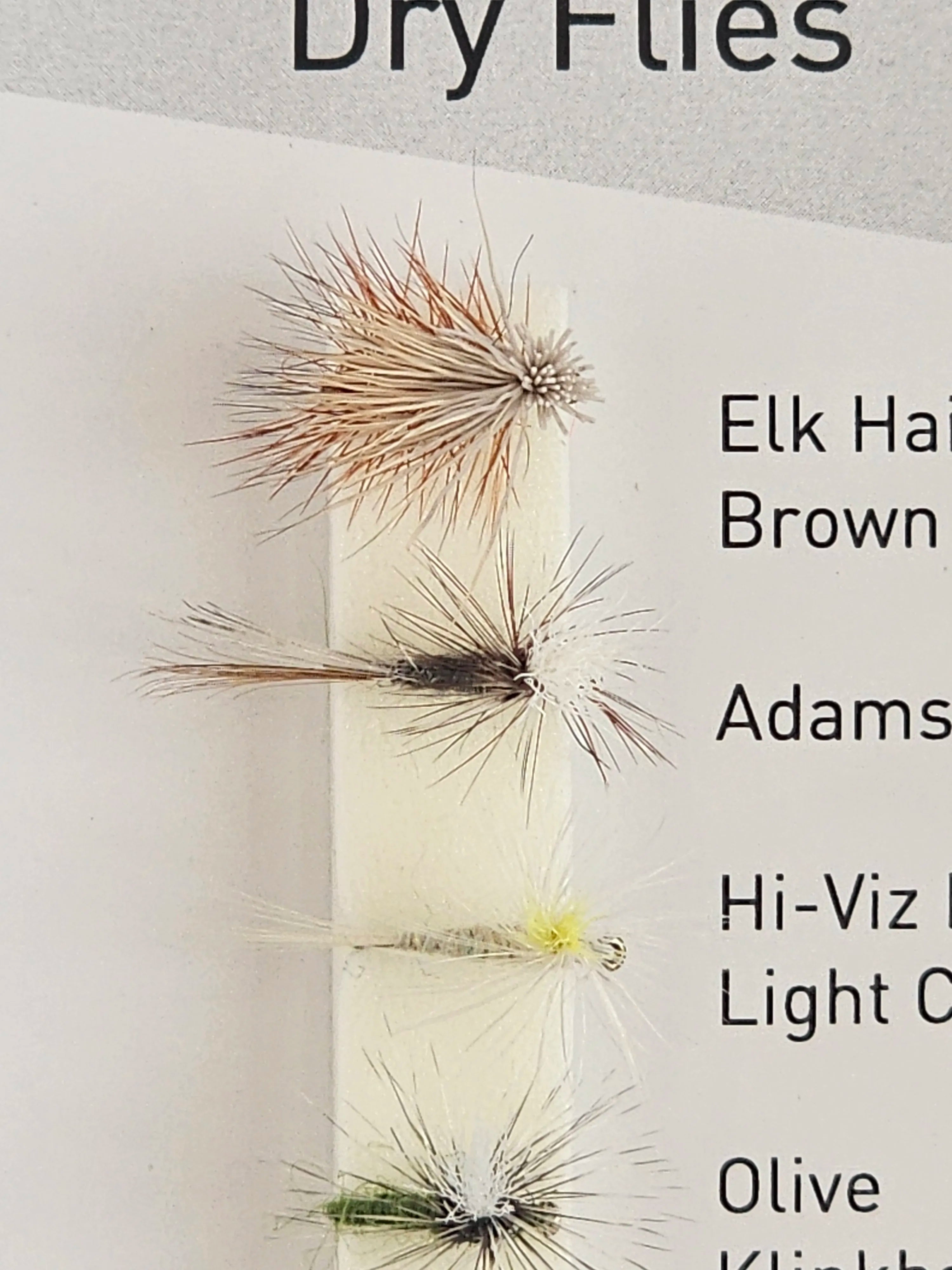 Set muste DAIWA river dry flies