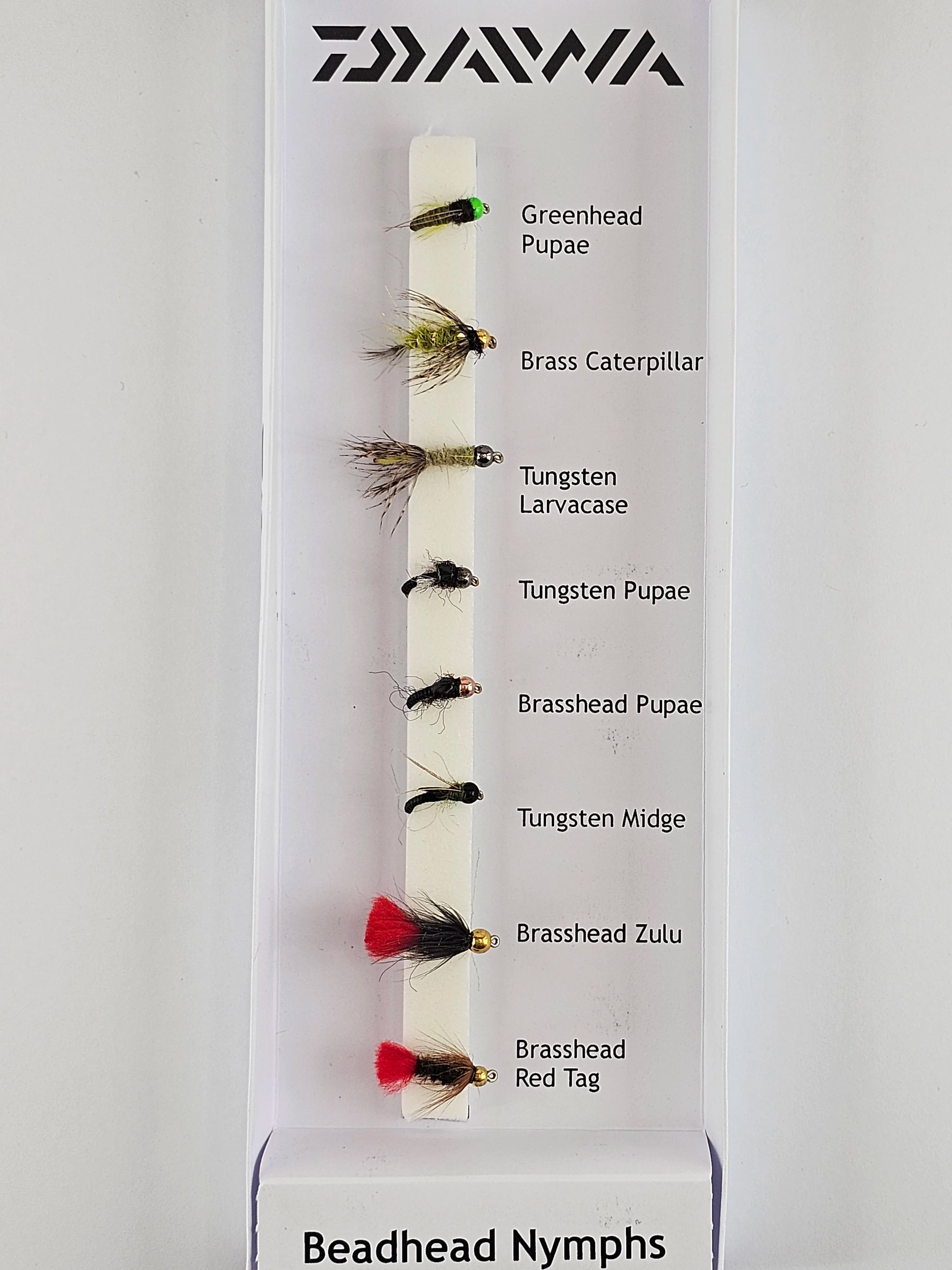 Set muste DAIWA beadhead nymphs