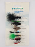 Set muste BALZER trout streamer assortment mouches