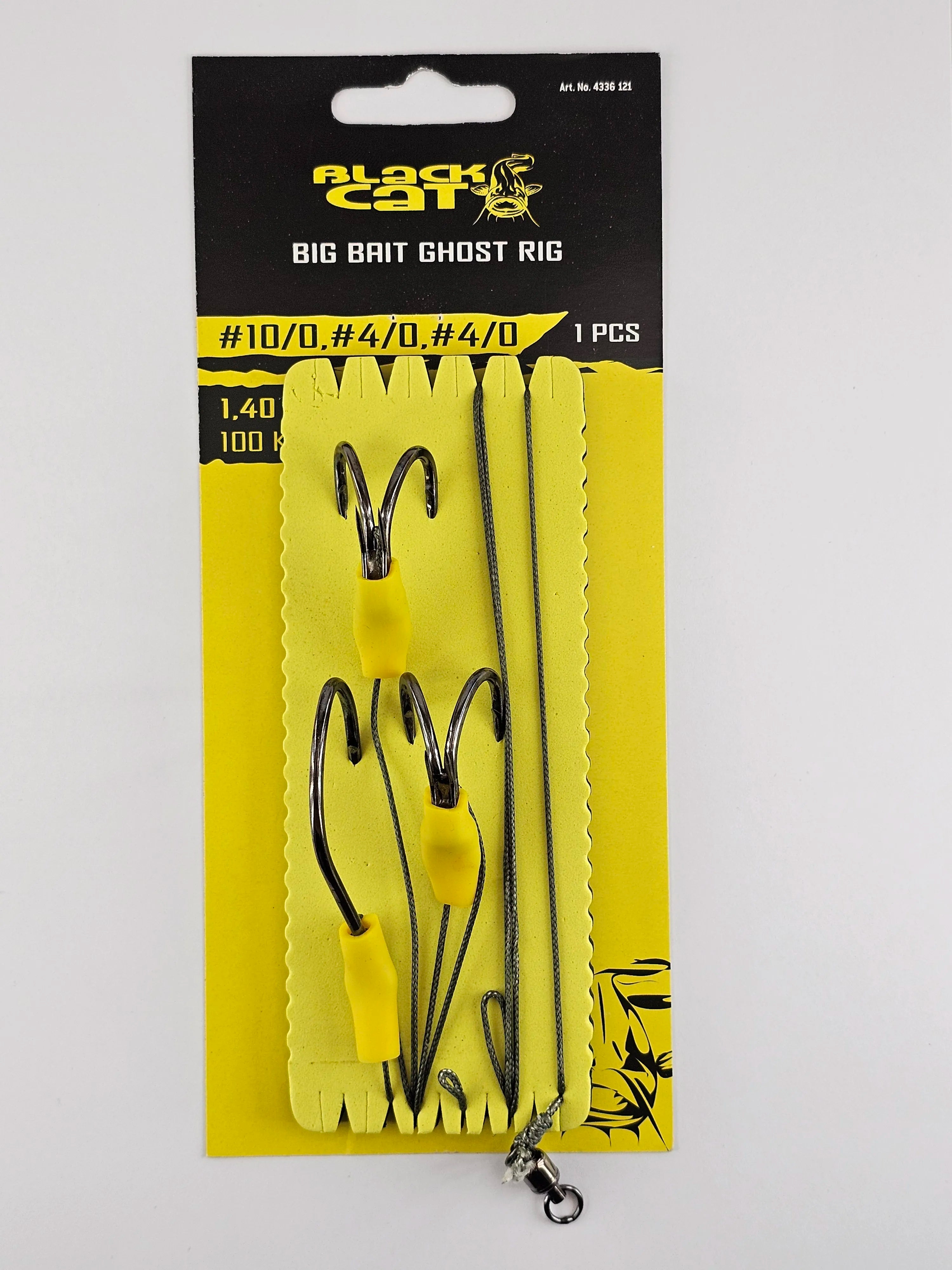 Montura pentru somn, BLACK CAT big bait ghost rig