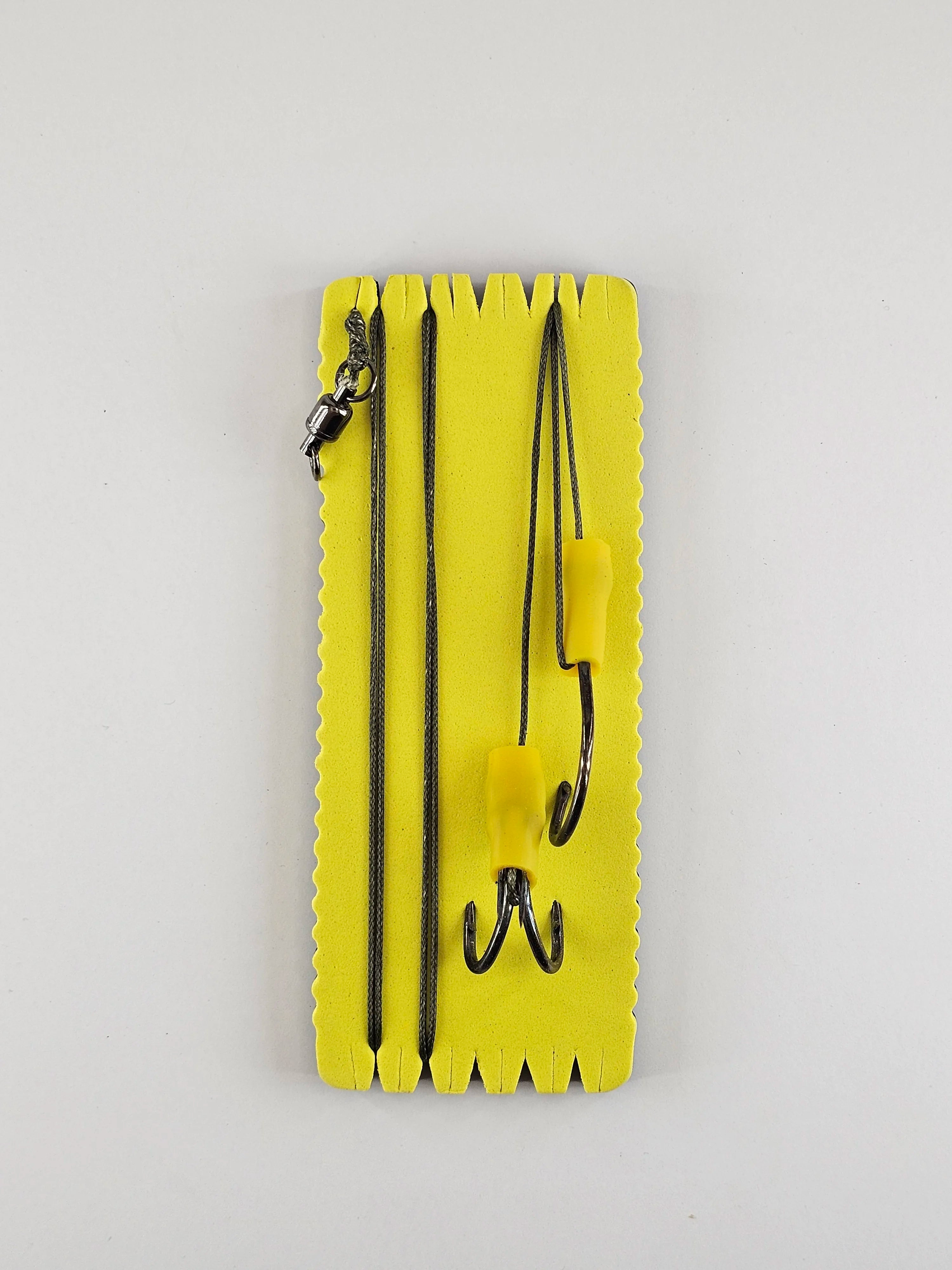 Montura pentru somn, BLACK CAT bouy and boat ghost double hook rig