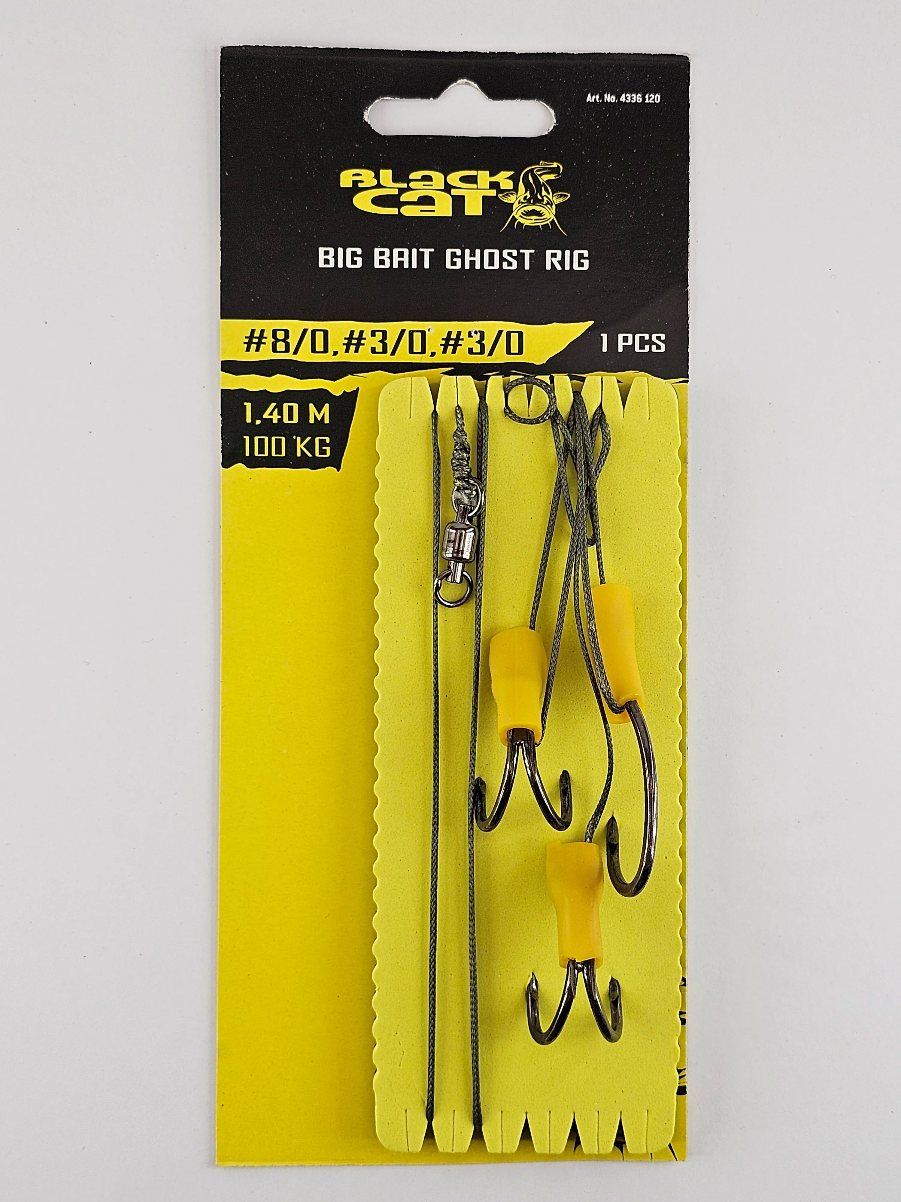 Montura pentru somn, BLACK CAT big bait ghost rig