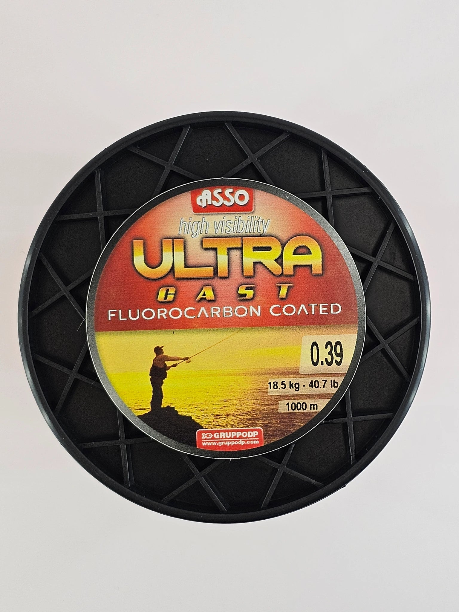 Fir monofilament ASSO high visible ultra cast fluorocarbon coated, 1000 m