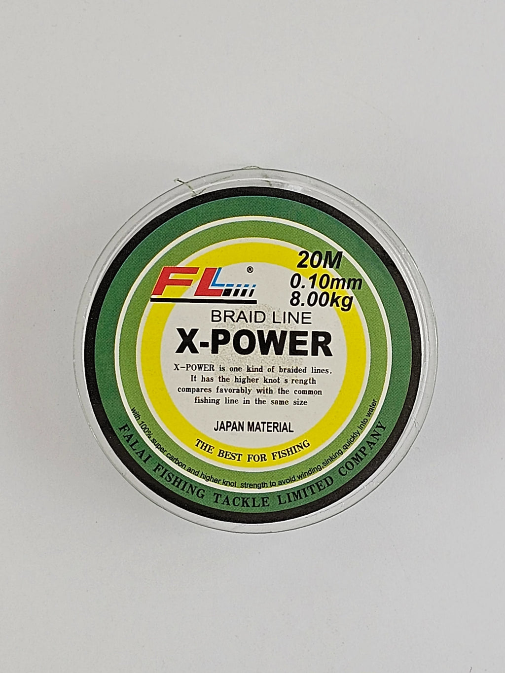 Fir textil FL braid line x-power 20m