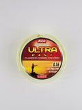 Fir fluorocarbon asso, high visibility ultra cast, yellow, fluorocarbon coated, 150 m
