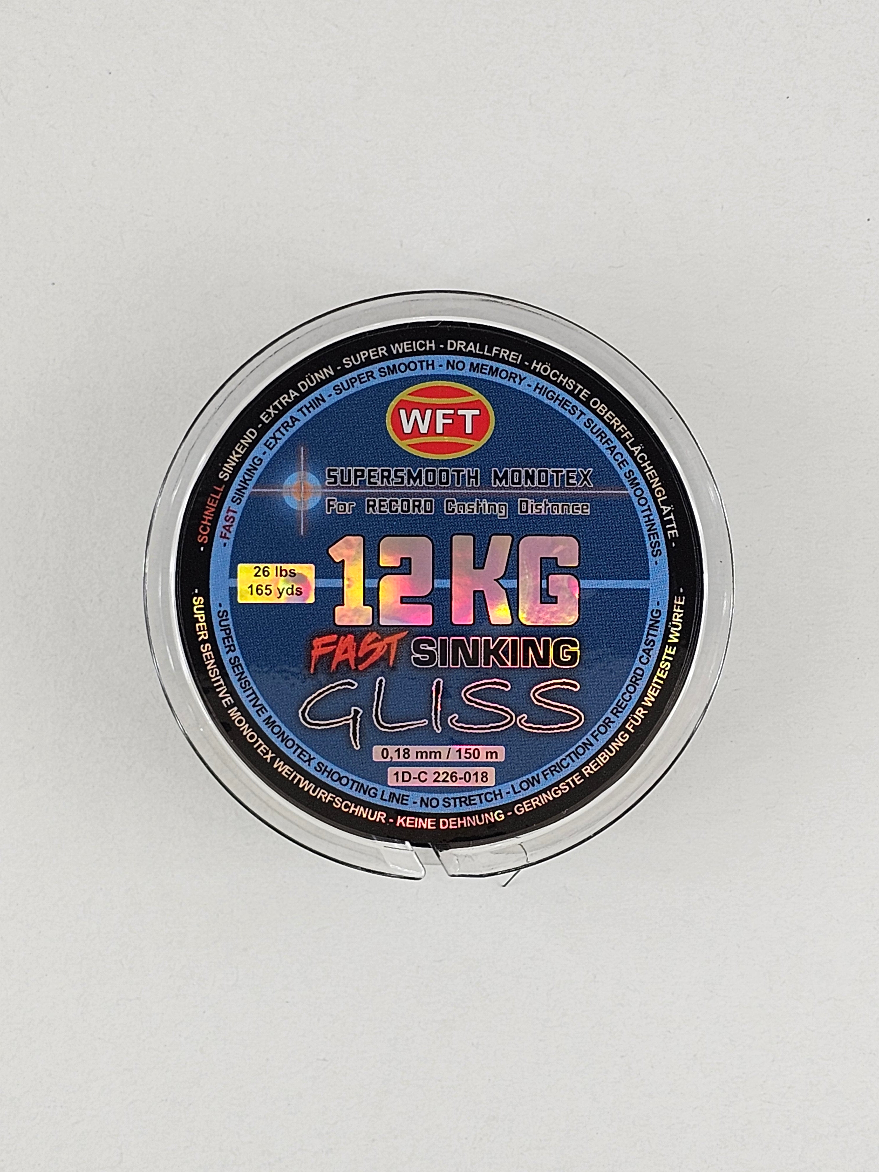 Fir textil wtf, supersmooth monotex fast sinking gliss, 150 m - MAGAZINUL TAU DE PESCUIT