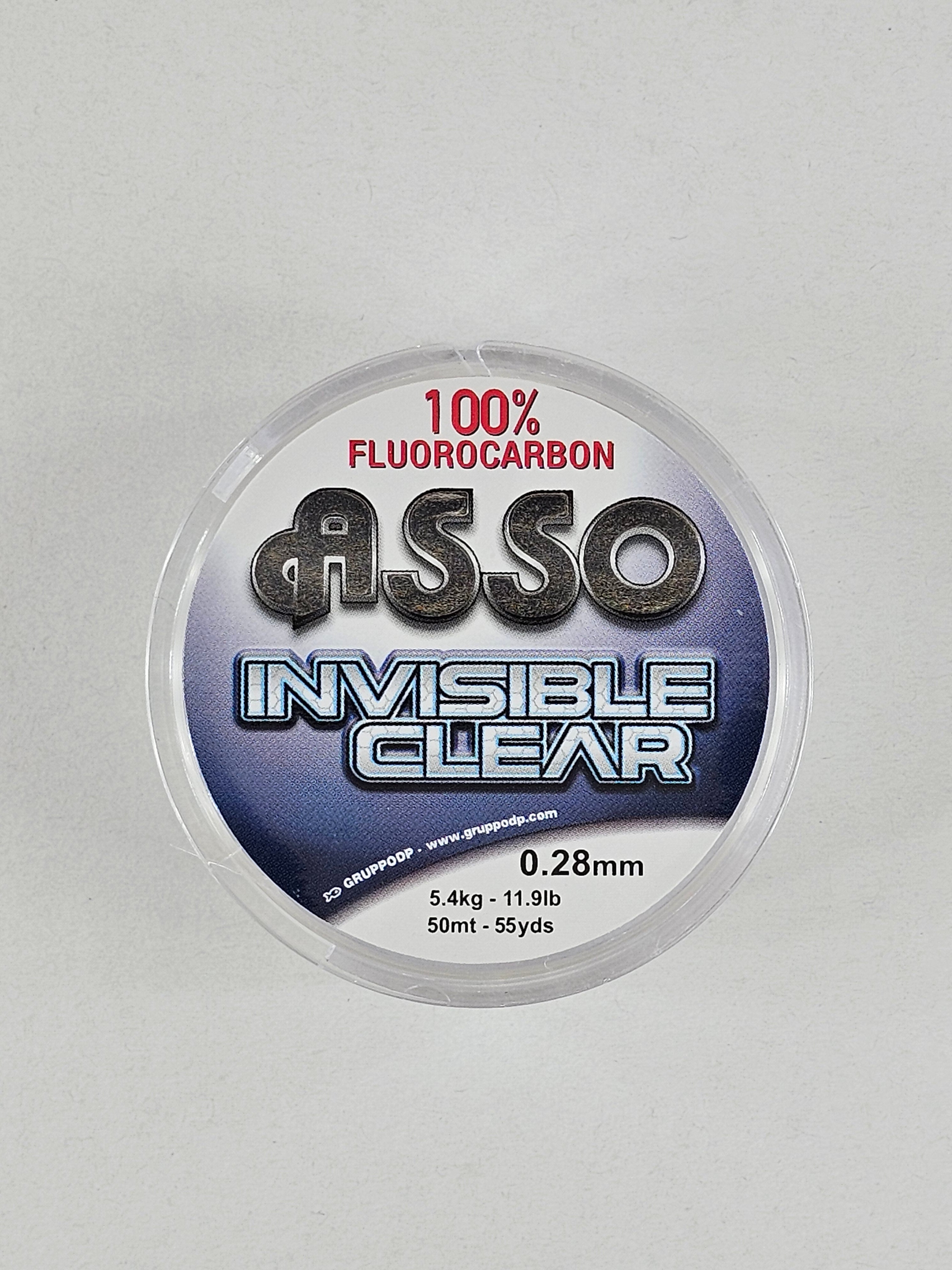 Fir fluorocarbon asso, 100% fluorocarbon invisible clear, 50 m - MAGAZINUL TAU DE PESCUIT