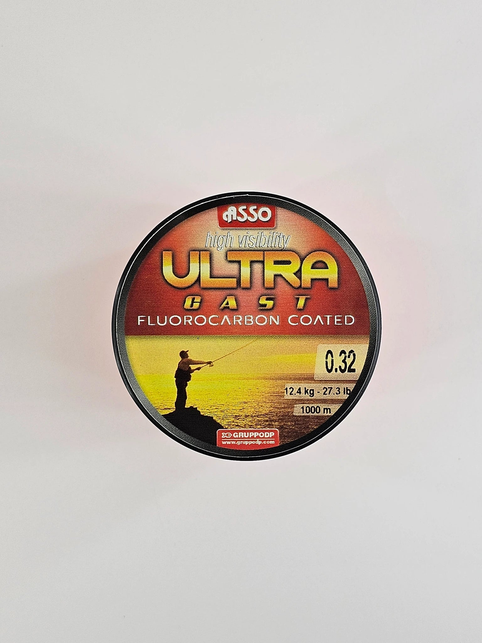 Fir monofilament ASSO high visible ultra cast fluorocarbon coated, 1000 m