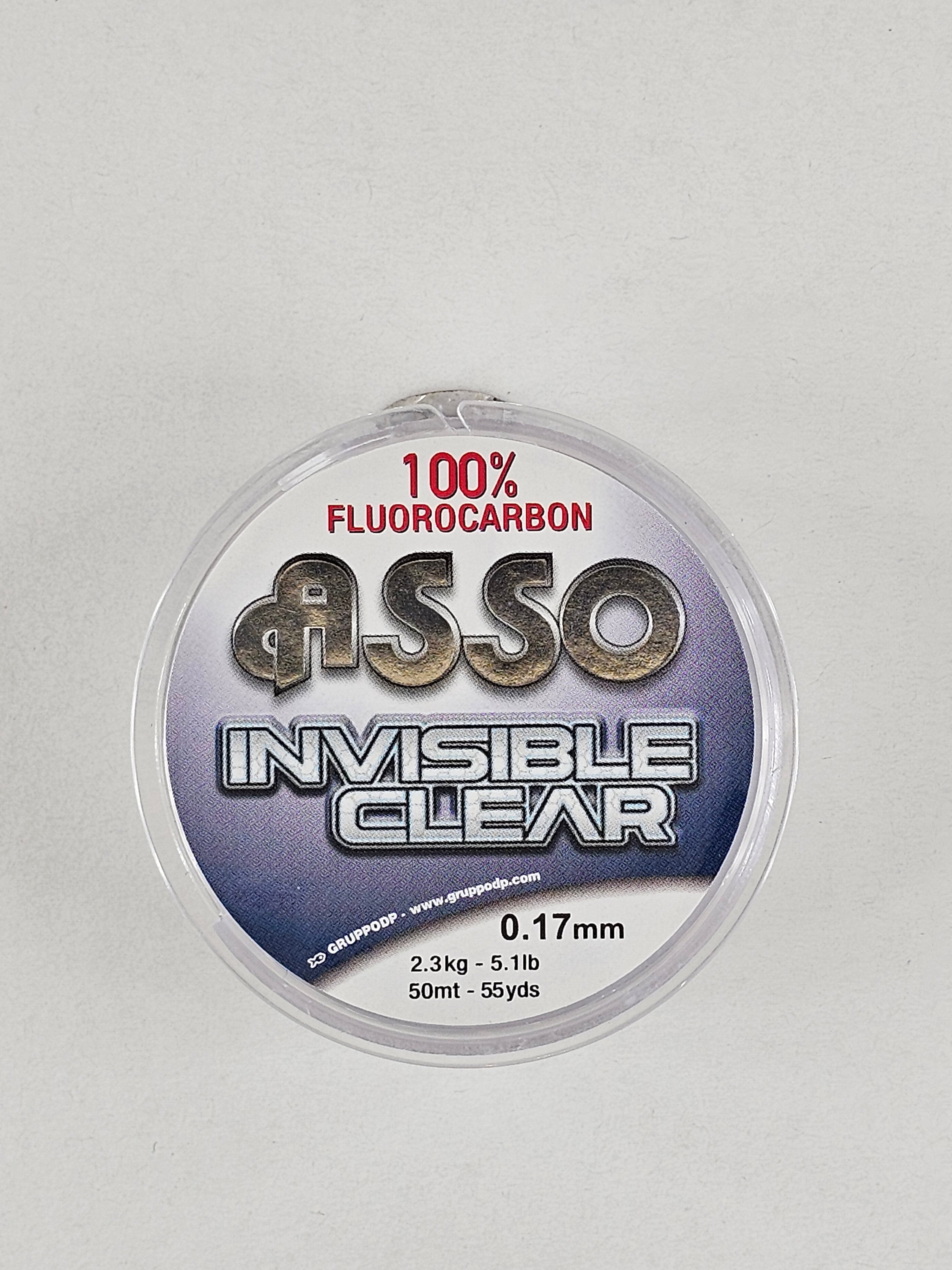 Fir fluorocarbon asso, 100% fluorocarbon invisible clear, 50 m - MAGAZINUL TAU DE PESCUIT