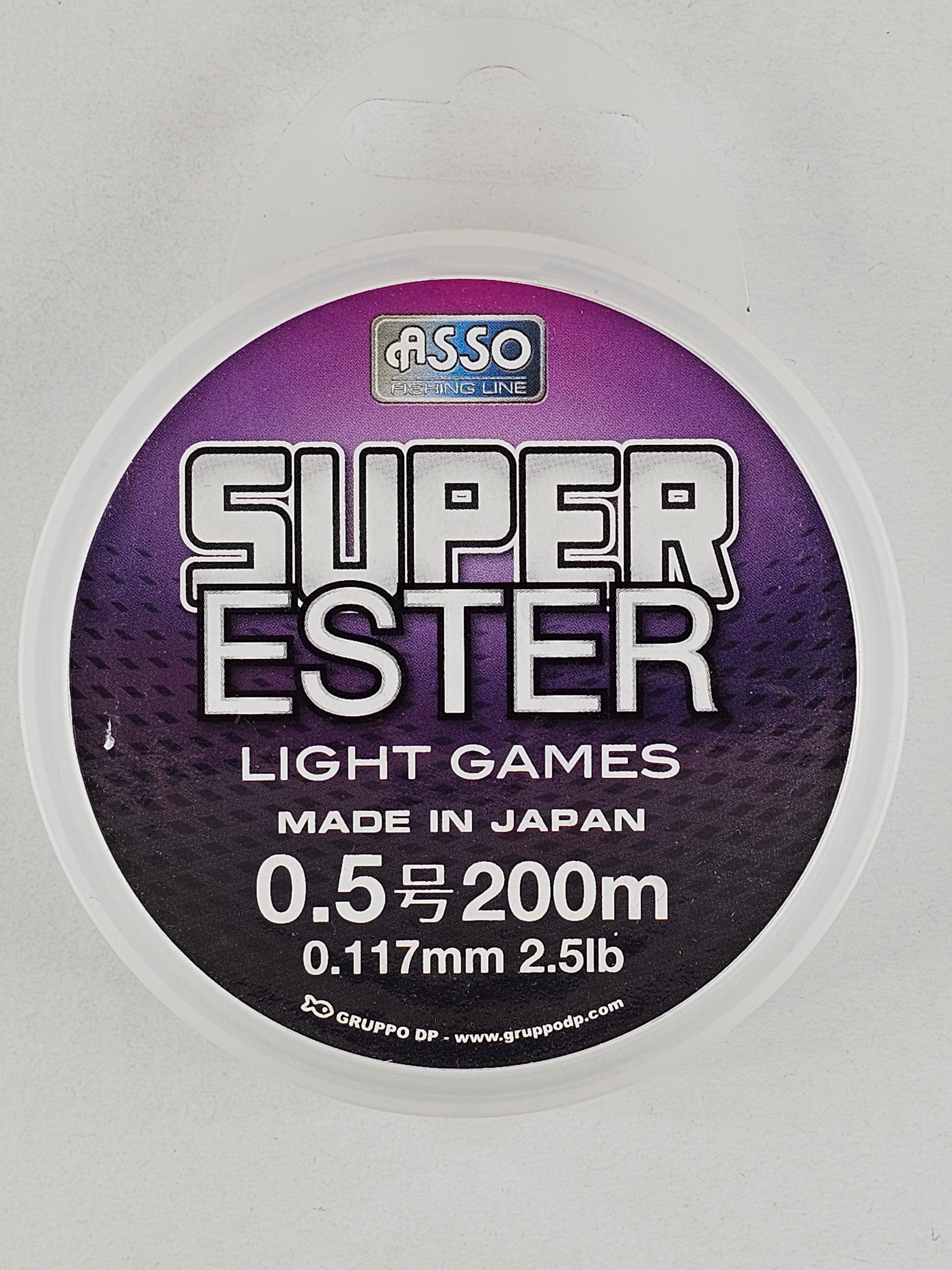 Fir monofilament asso, super ester light games, 200 m - MAGAZINUL TAU DE PESCUIT