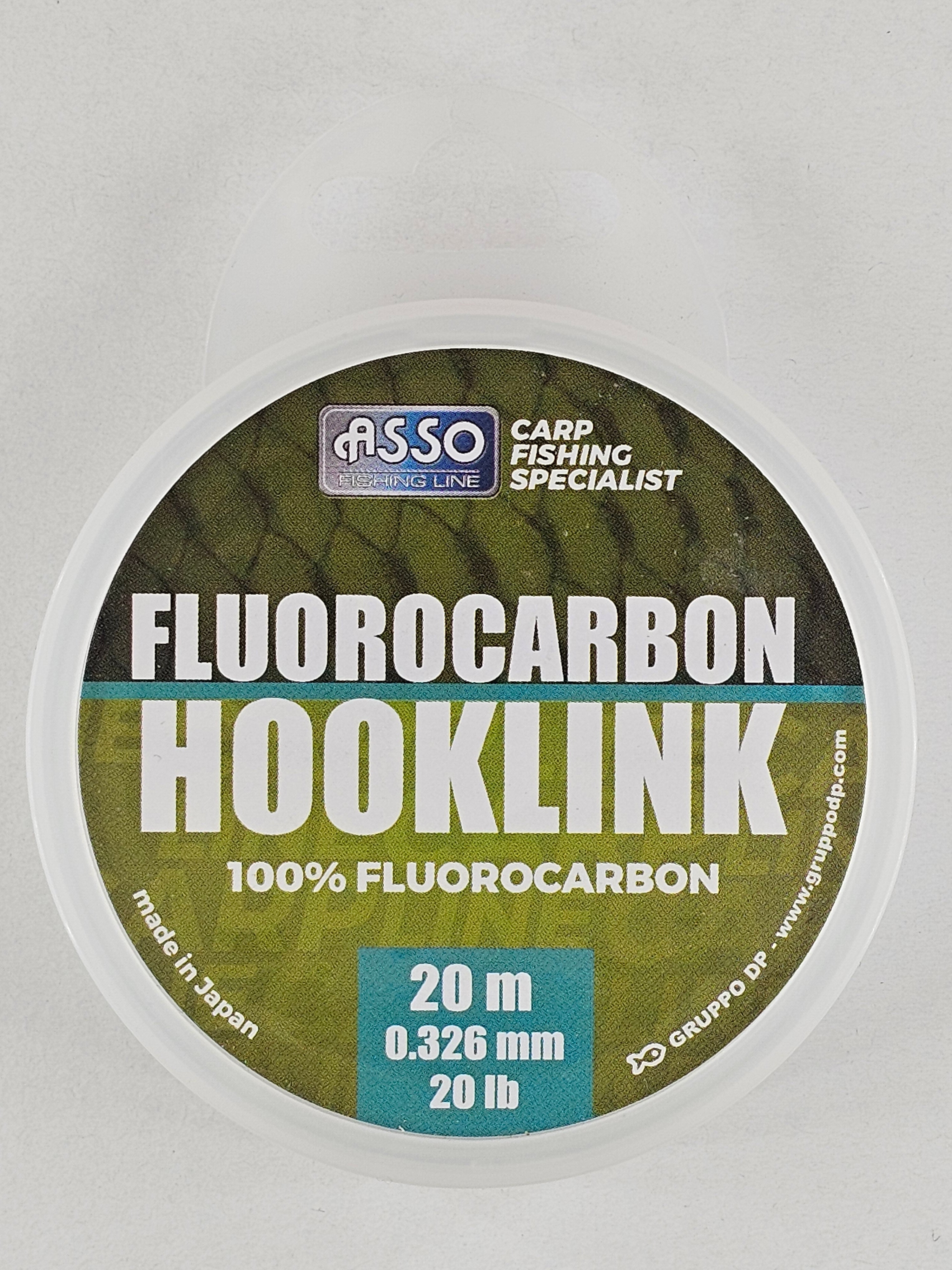 Fir fluorocarbon asso, hooklink 100% fluorocarbon, 20 m - MAGAZINUL TAU DE PESCUIT