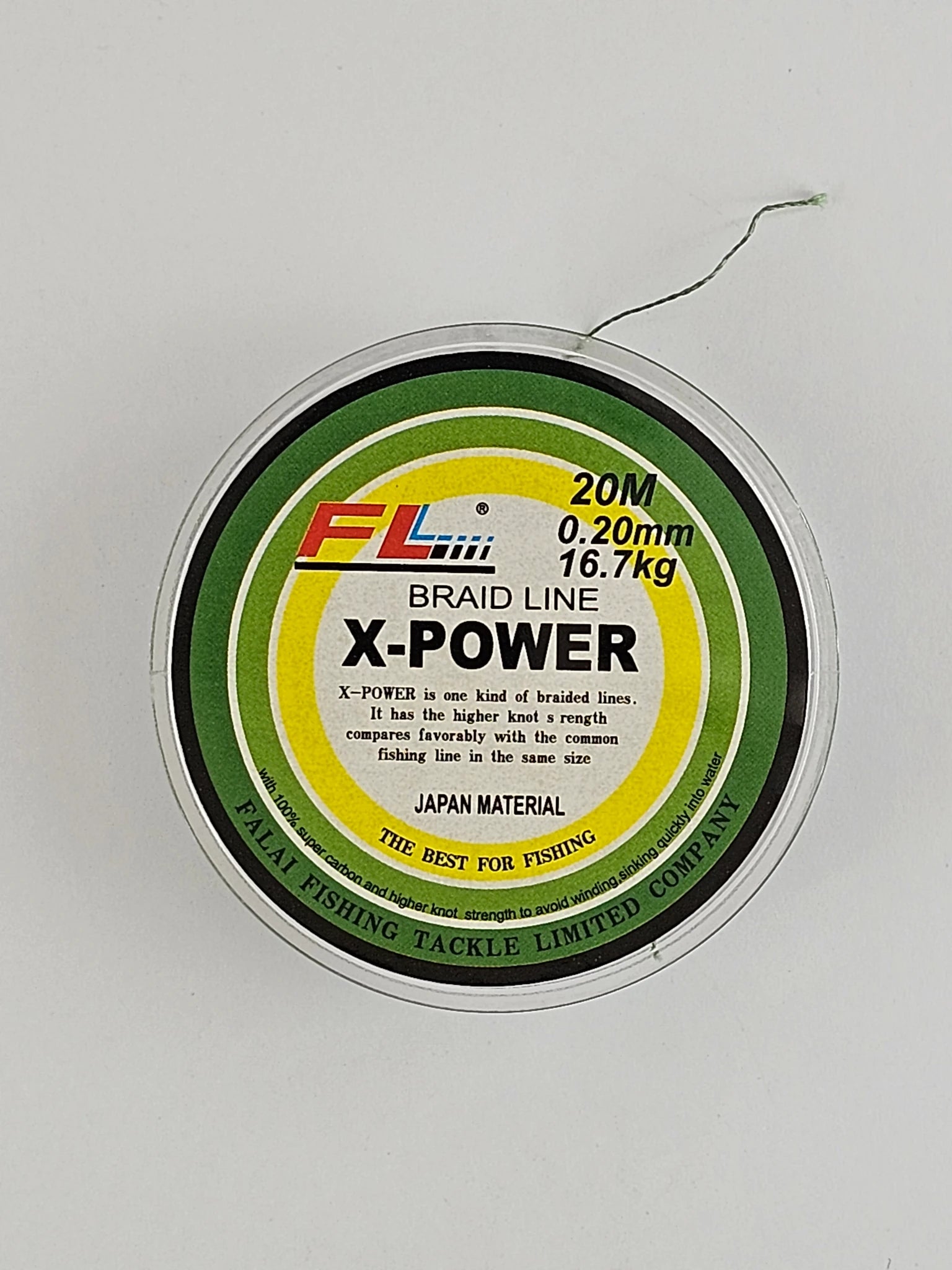 Fir textil FL braid line x-power 20m