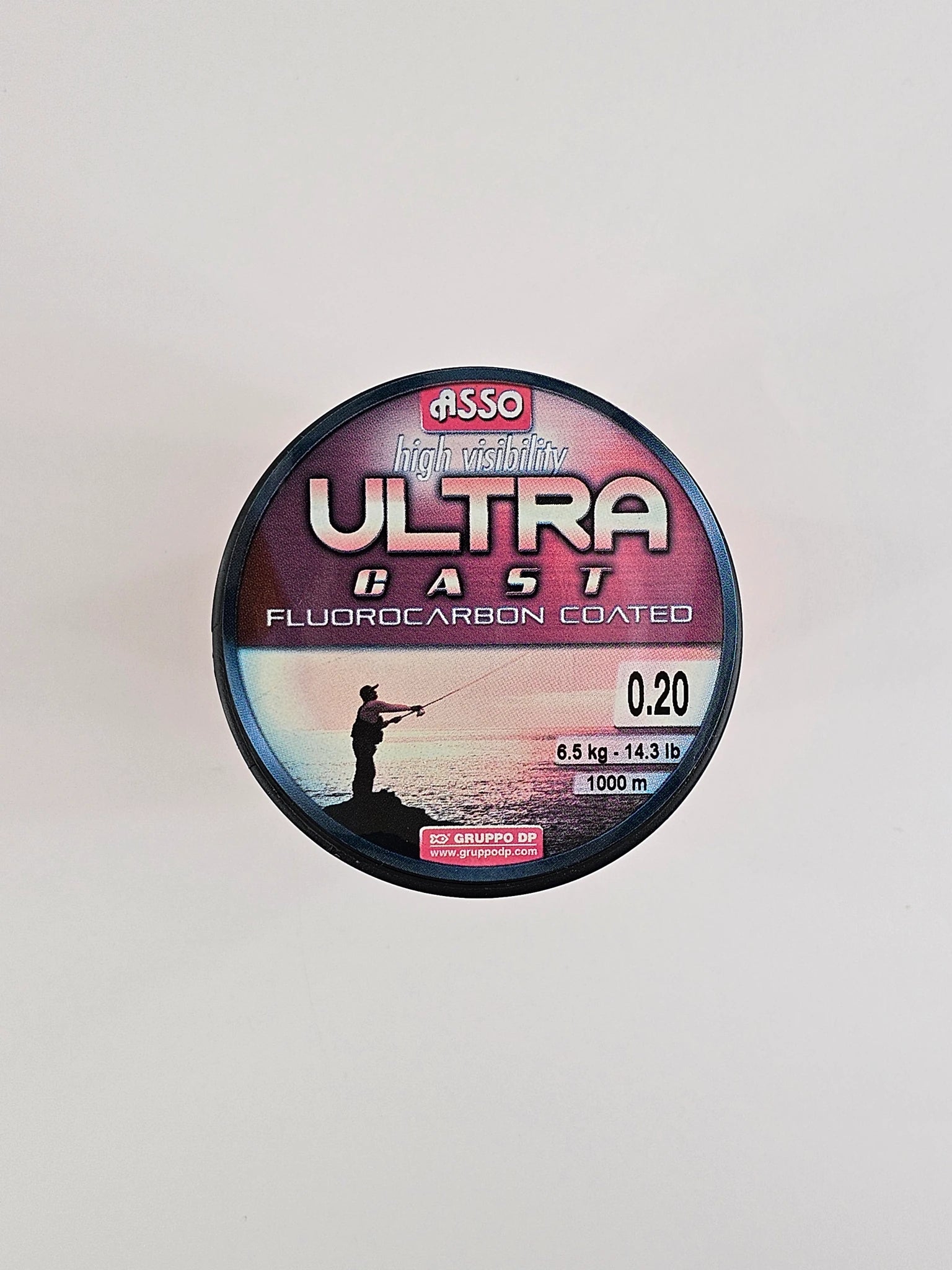 Fir monofilament ASSO high visible ultra cast fluorocarbon coated, 1000 m