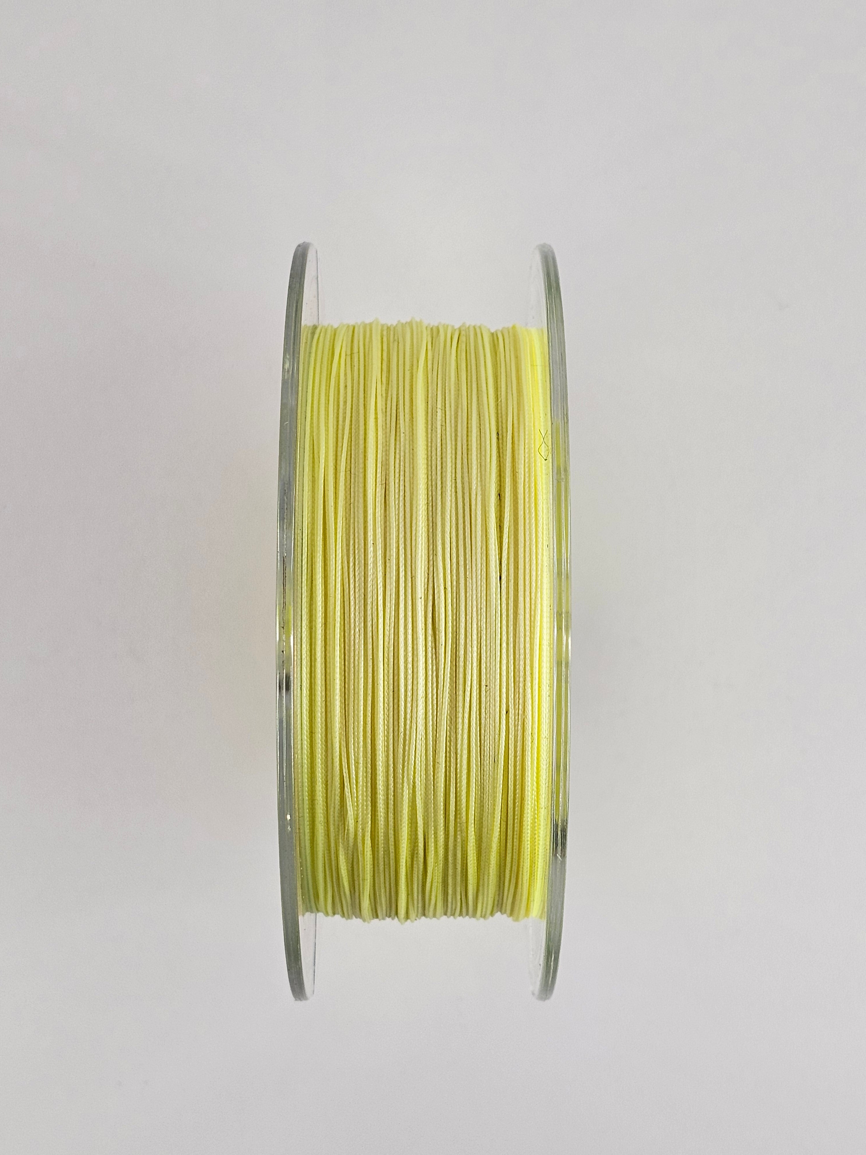 Fir textil black cat s-line 8x braided, yellow, 250 m