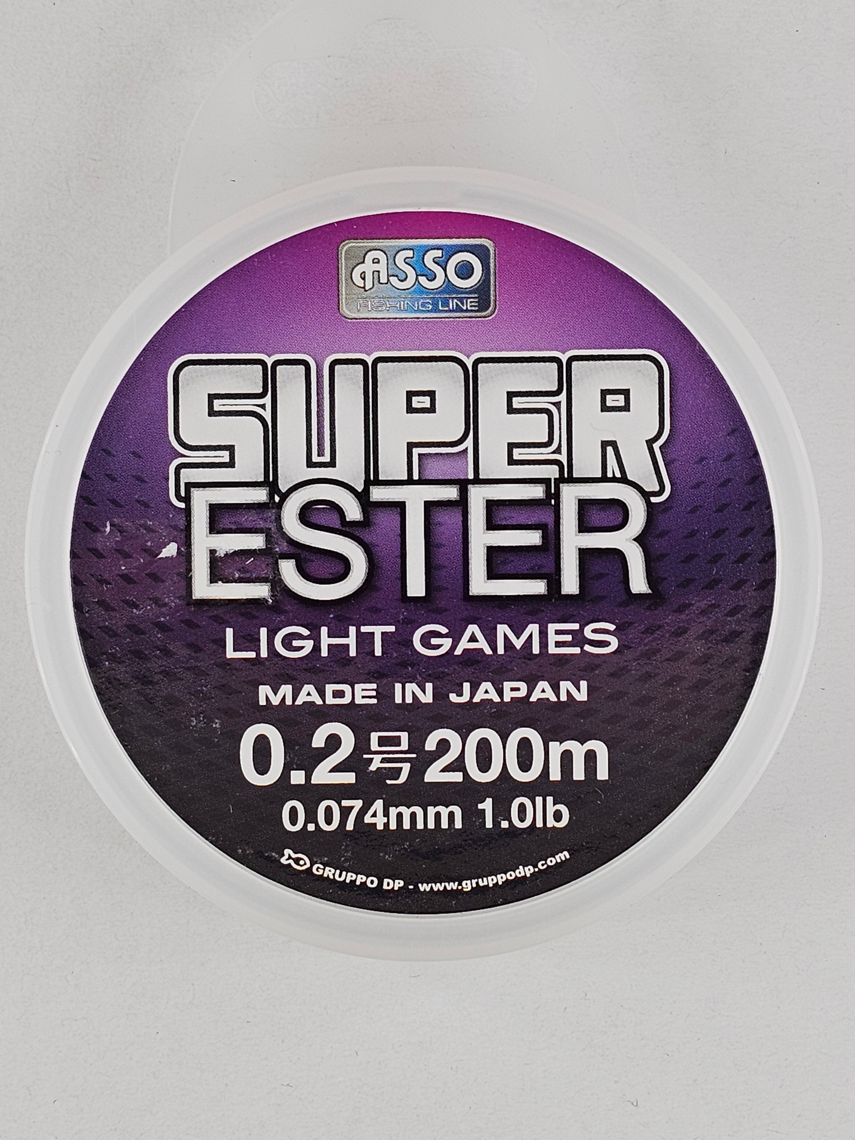 Fir monofilament asso, super ester light games, 200 m - MAGAZINUL TAU DE PESCUIT