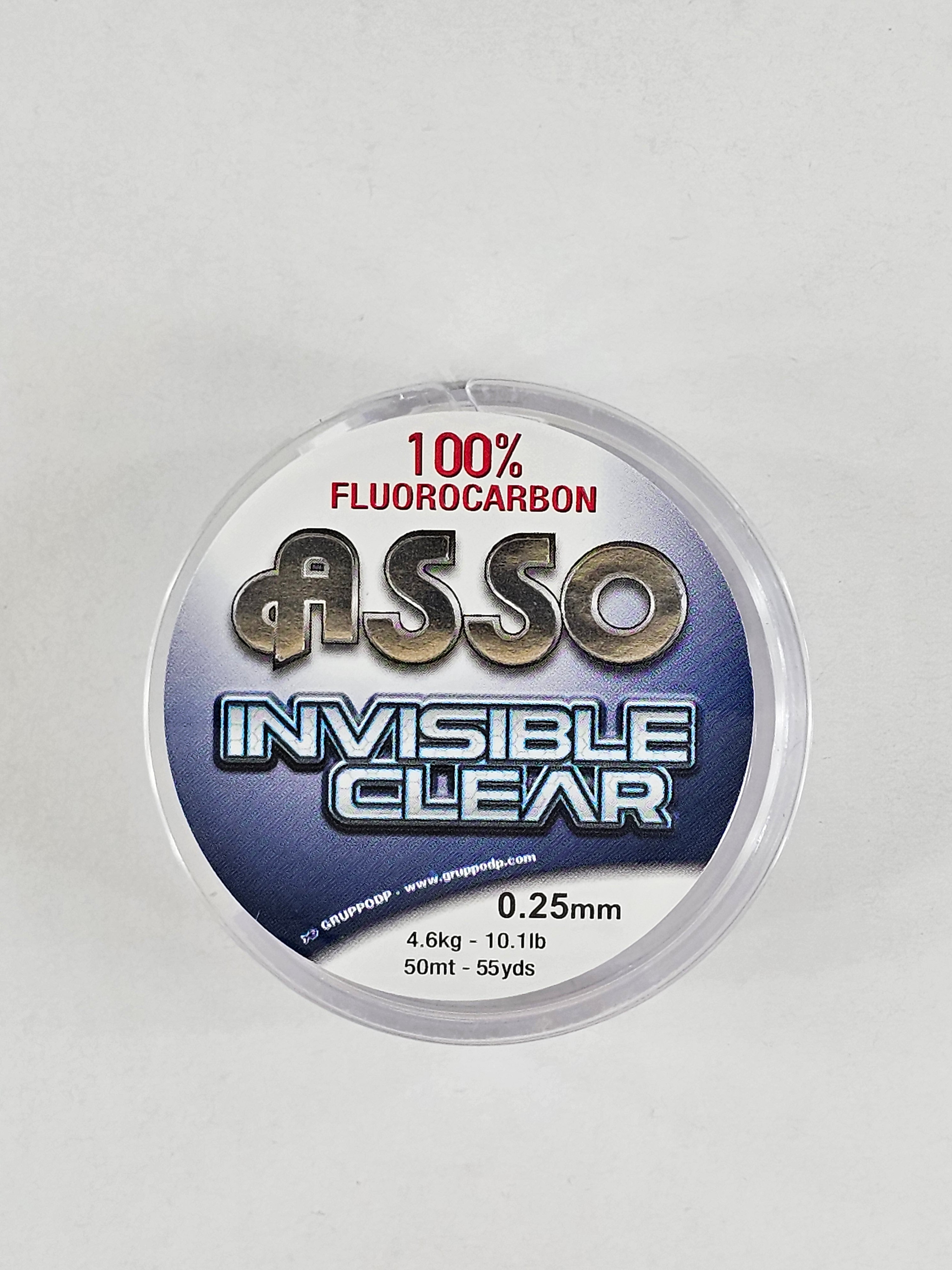 Fir fluorocarbon asso, 100% fluorocarbon invisible clear, 50 m - MAGAZINUL TAU DE PESCUIT