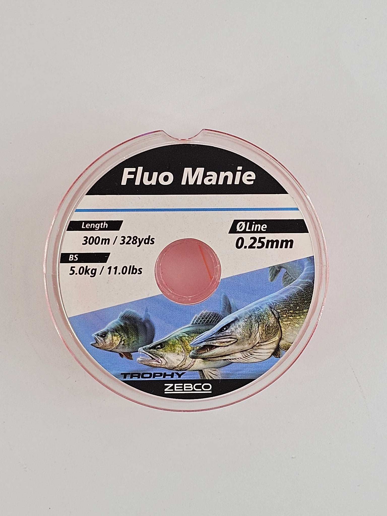 Fir monofilament ZEBCO fluo manie, 250 m