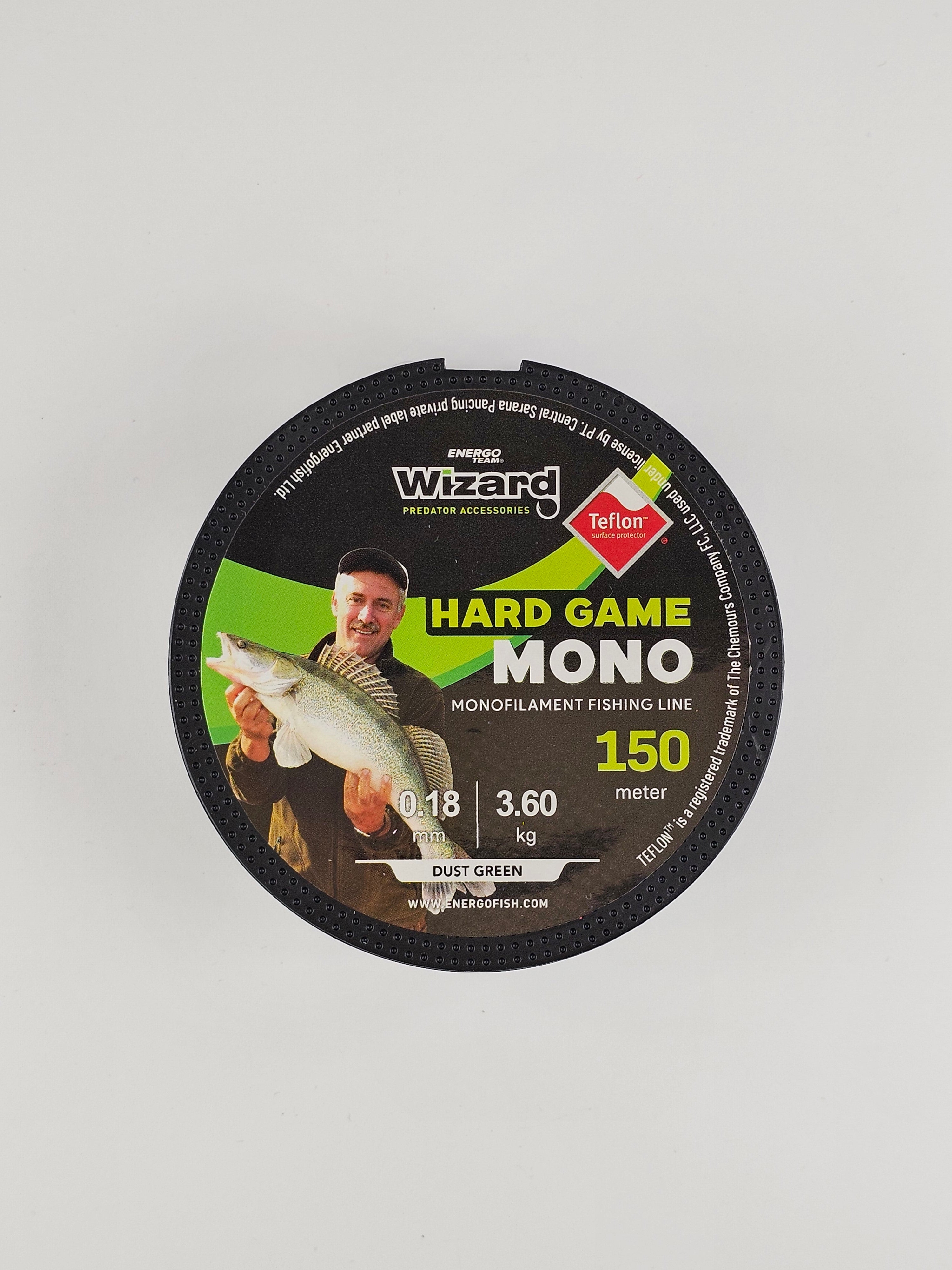 Fir monofilament wizard, hard game mono, 150 m