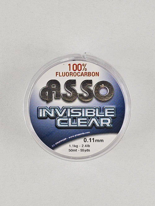 Fir fluorocarbon asso, 100% fluorocarbon invisible clear, 50 m - MAGAZINUL TAU DE PESCUIT