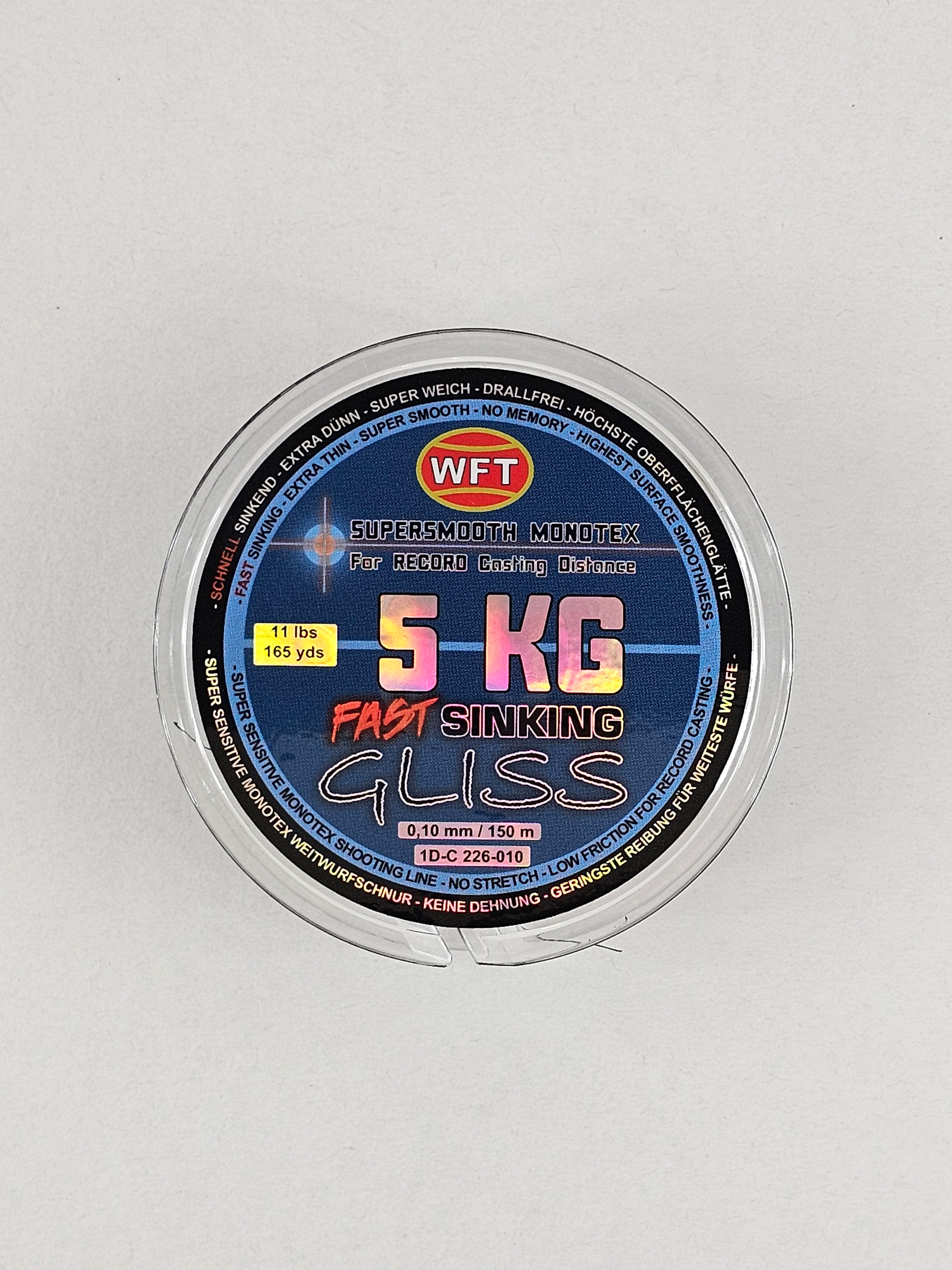 Fir textil wtf, supersmooth monotex fast sinking gliss, 150 m - MAGAZINUL TAU DE PESCUIT