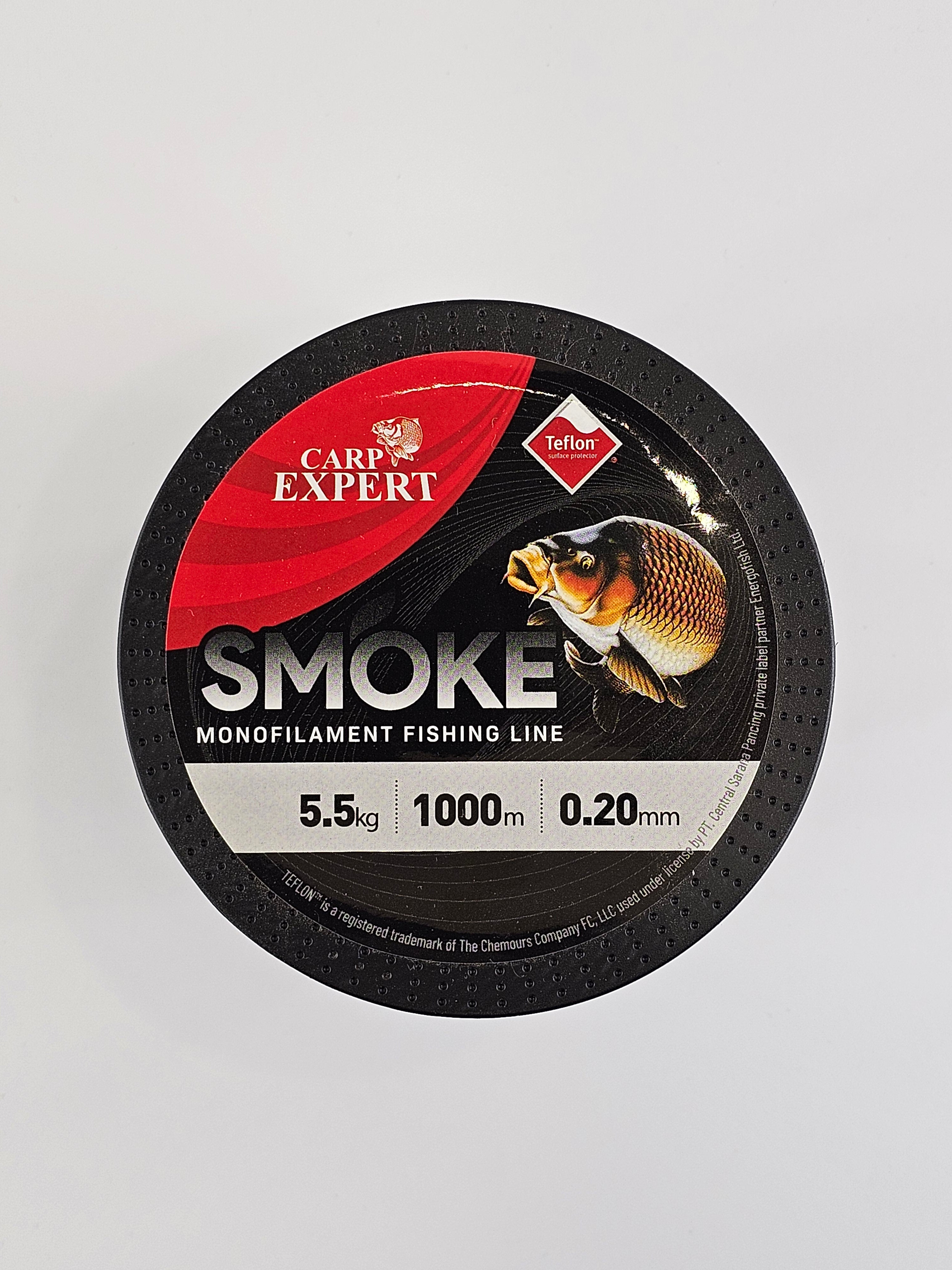 Fir monofilament carp expert, smoke, teflon, 1000 m