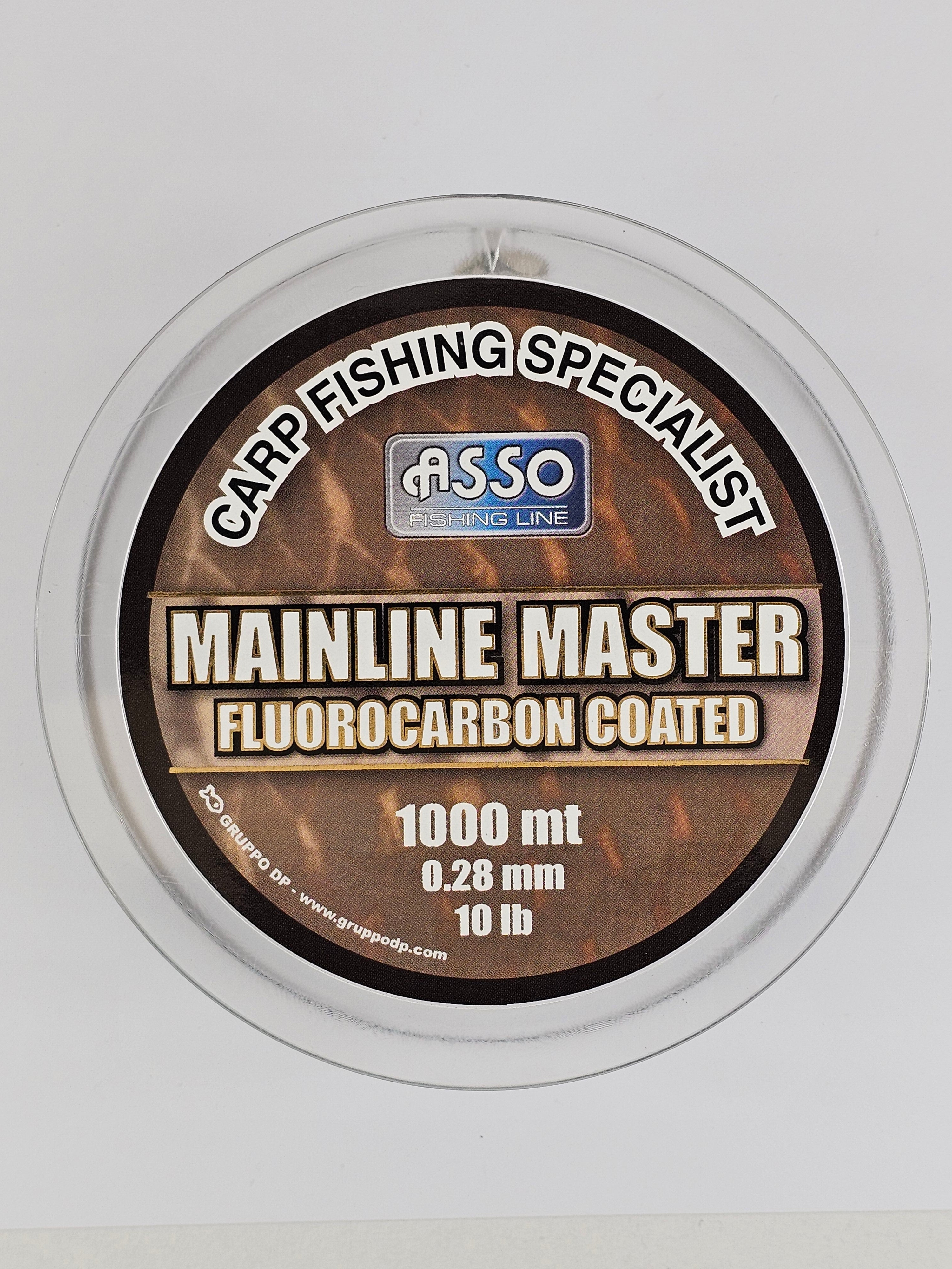 Fir fluorocarbon asso, mainline master fluocarbon coated, dark green, 1000 m