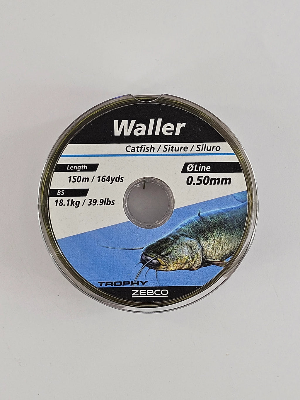 Fir monofilament ZEBCO waller, 150 m