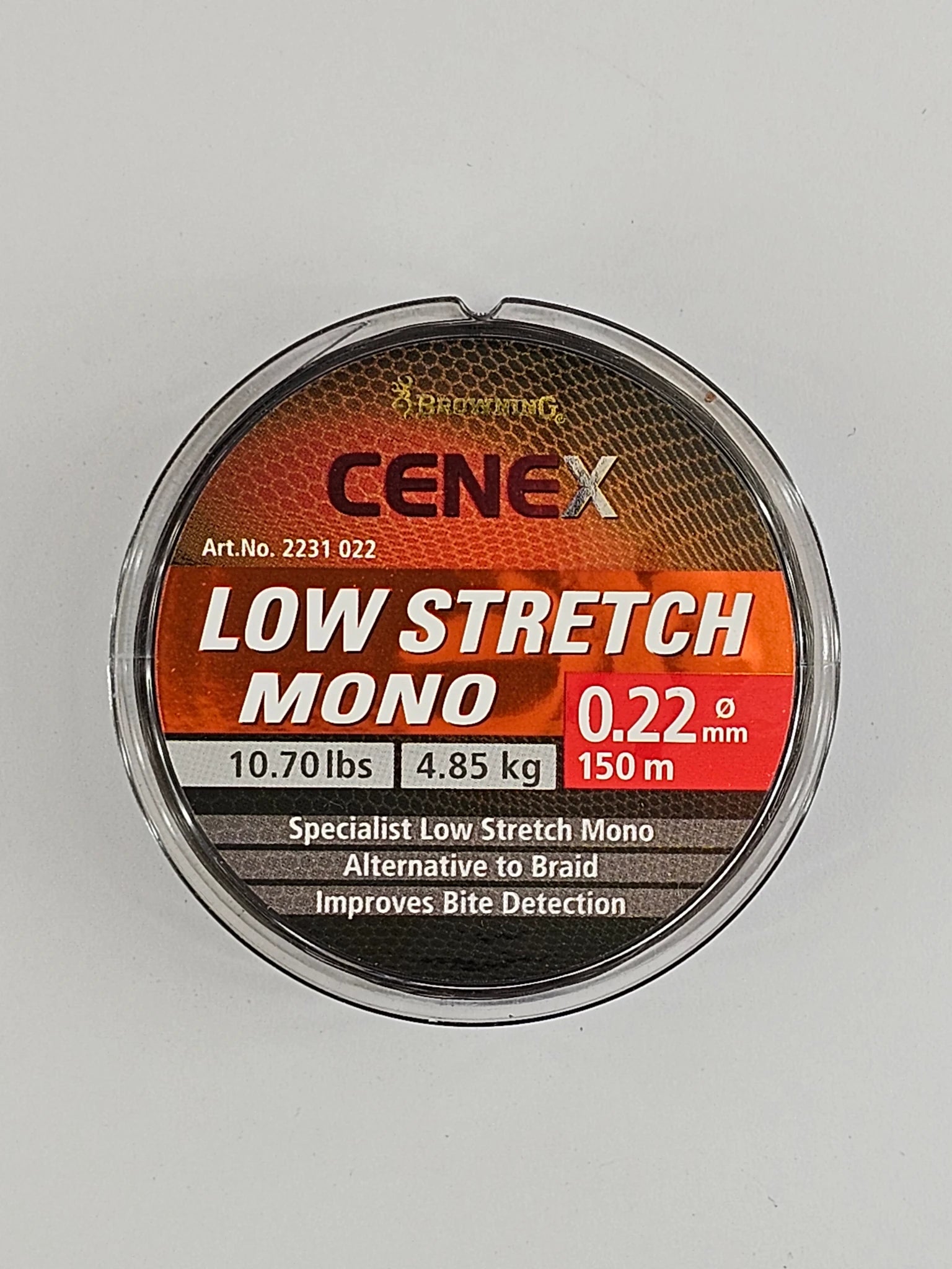 Fir monofilament BROWNING cenex low stretch mono, 150 m