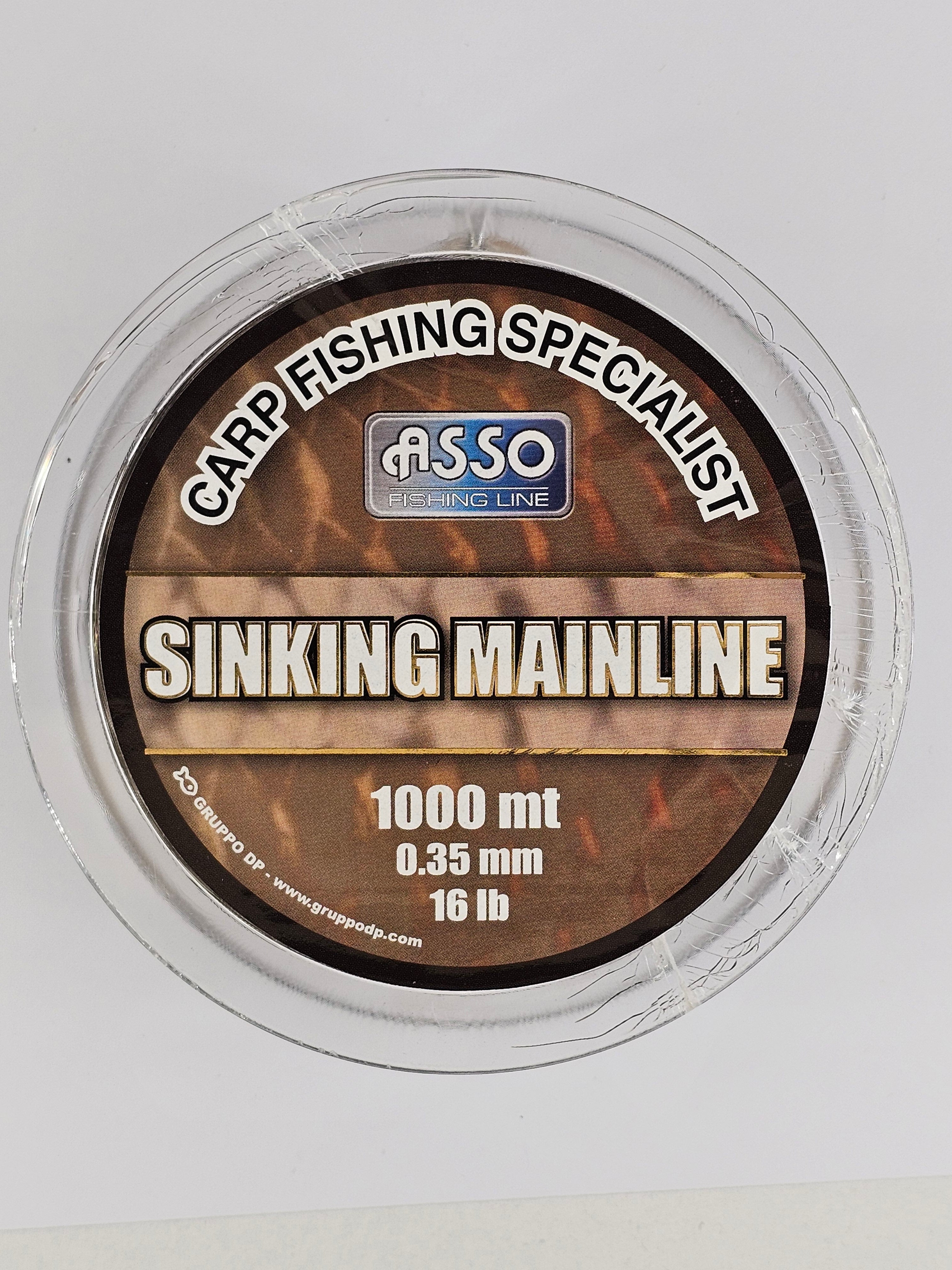 Fir monofilament asso, sinking mainline, brown, 1000 m