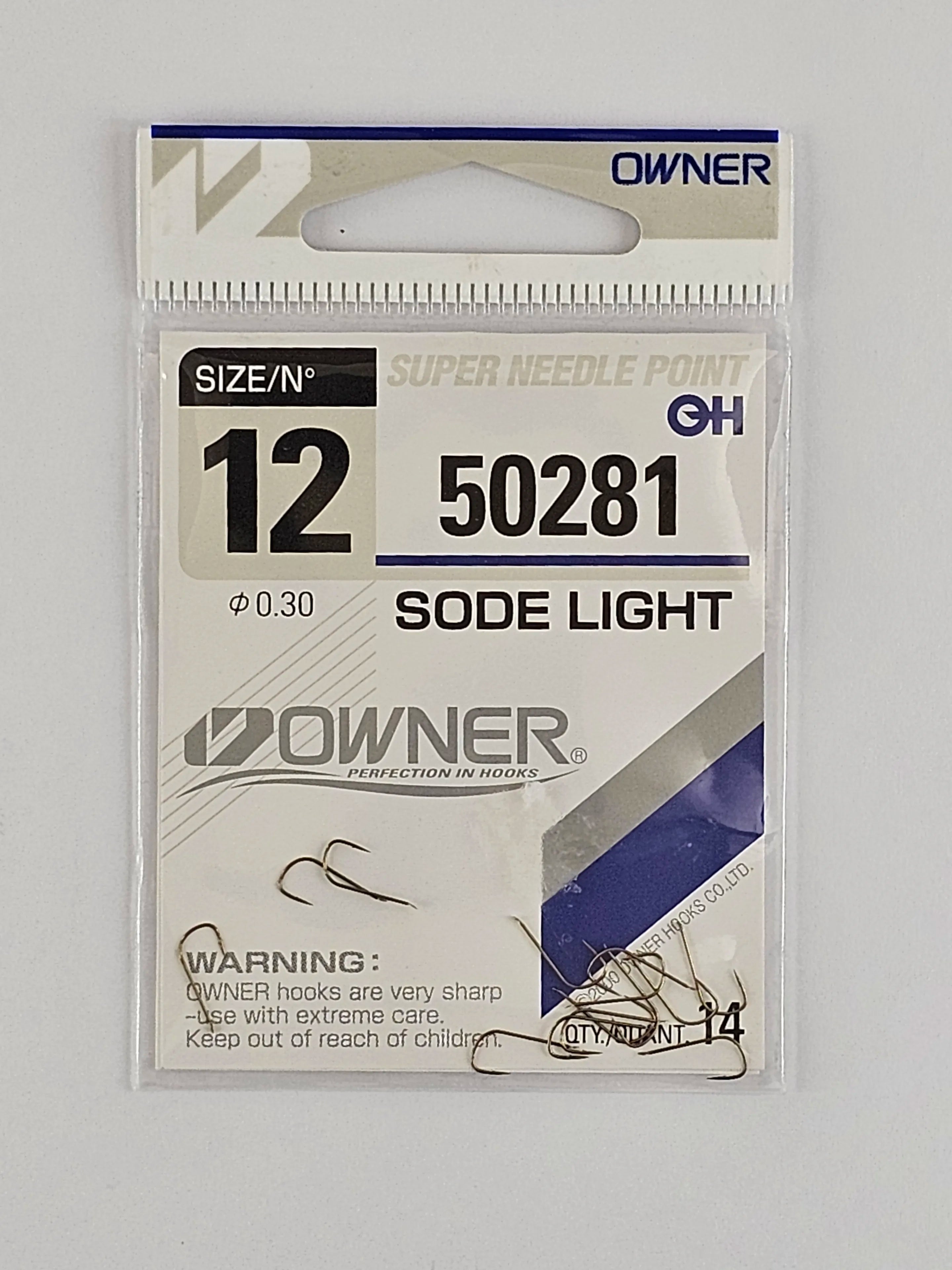 Set carlige OWNER 50281 sode light