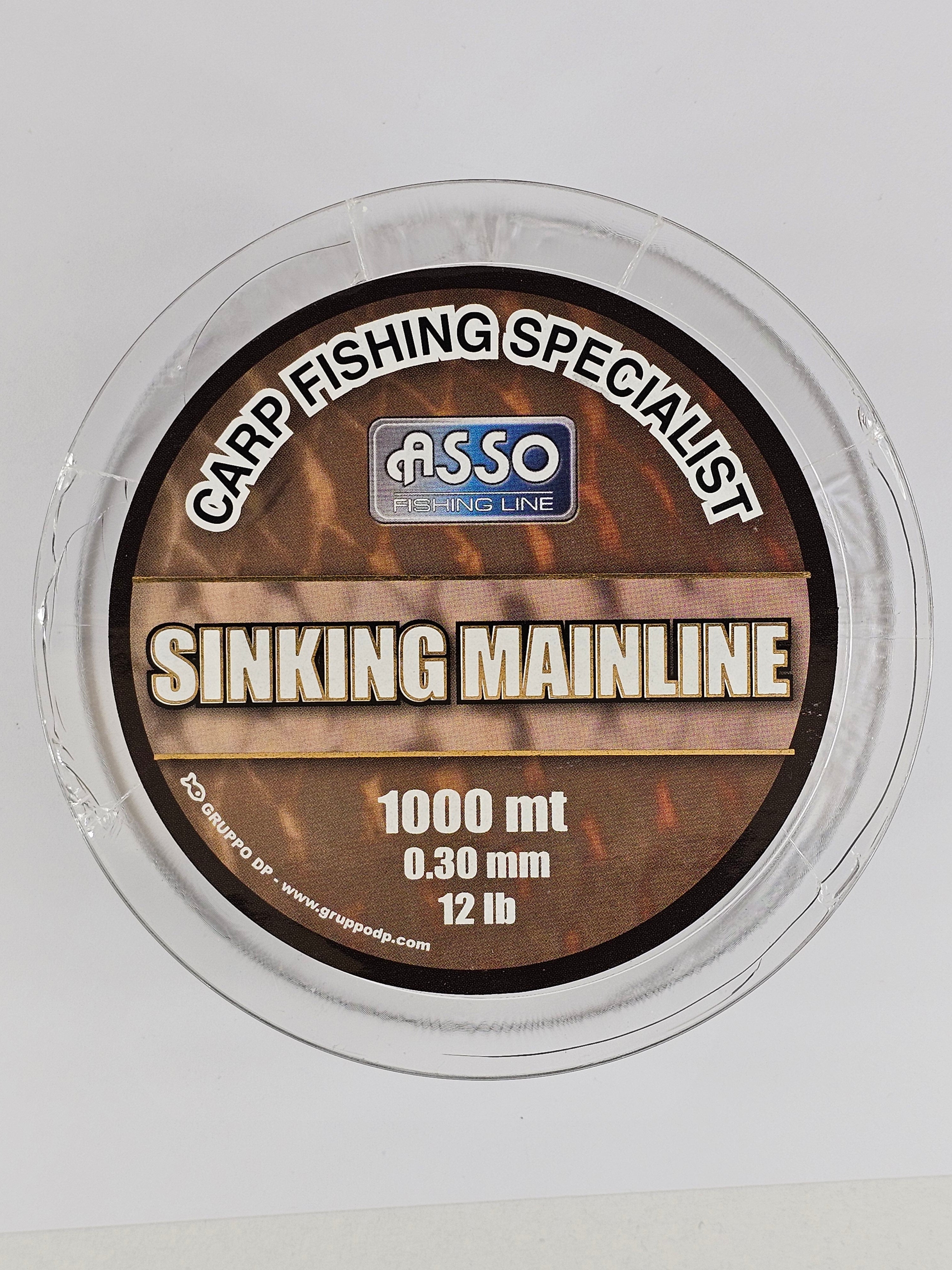 Fir monofilament asso, sinking mainline, brown, 1000 m