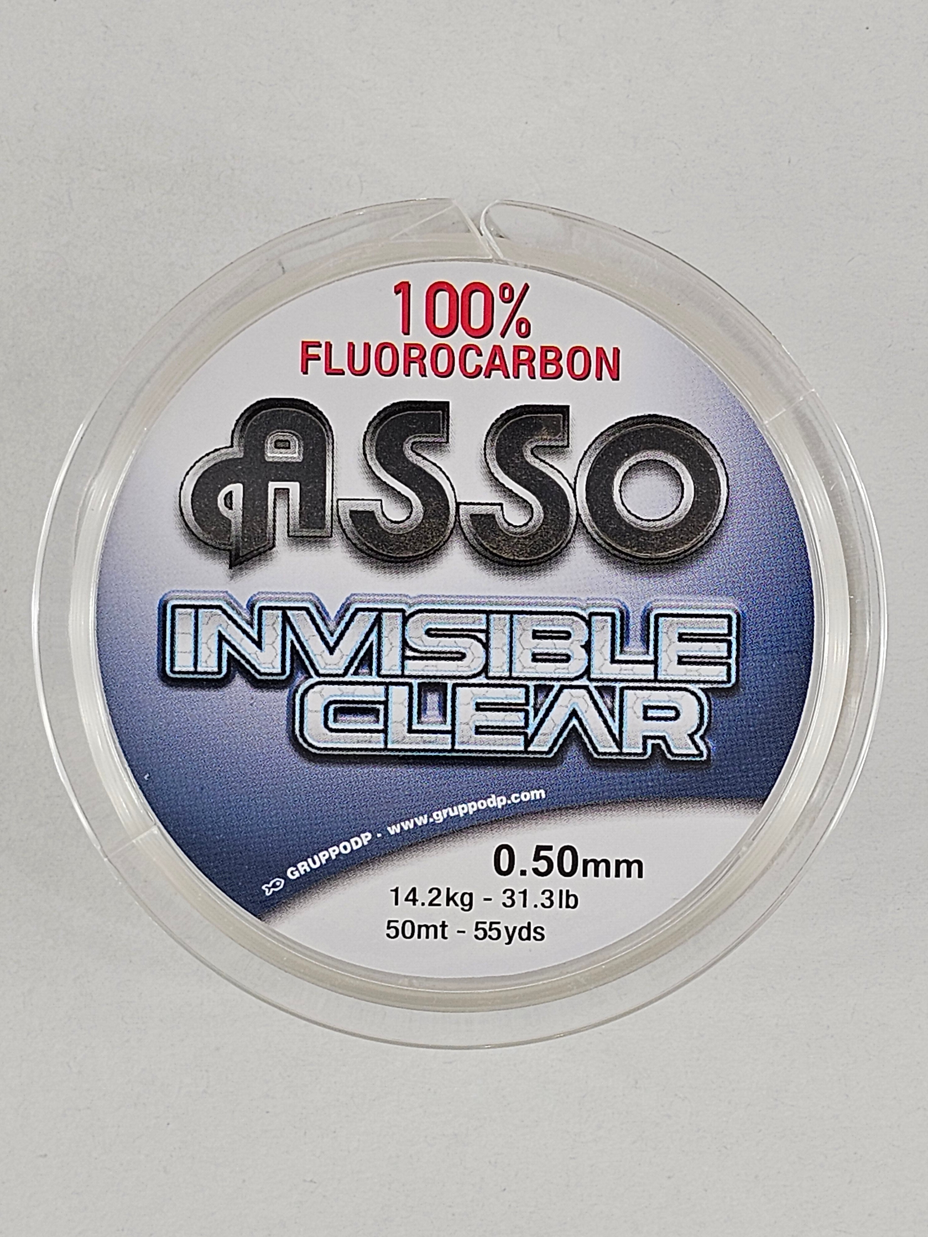 Fir fluorocarbon asso, 100% fluorocarbon invisible clear, 50 m - MAGAZINUL TAU DE PESCUIT