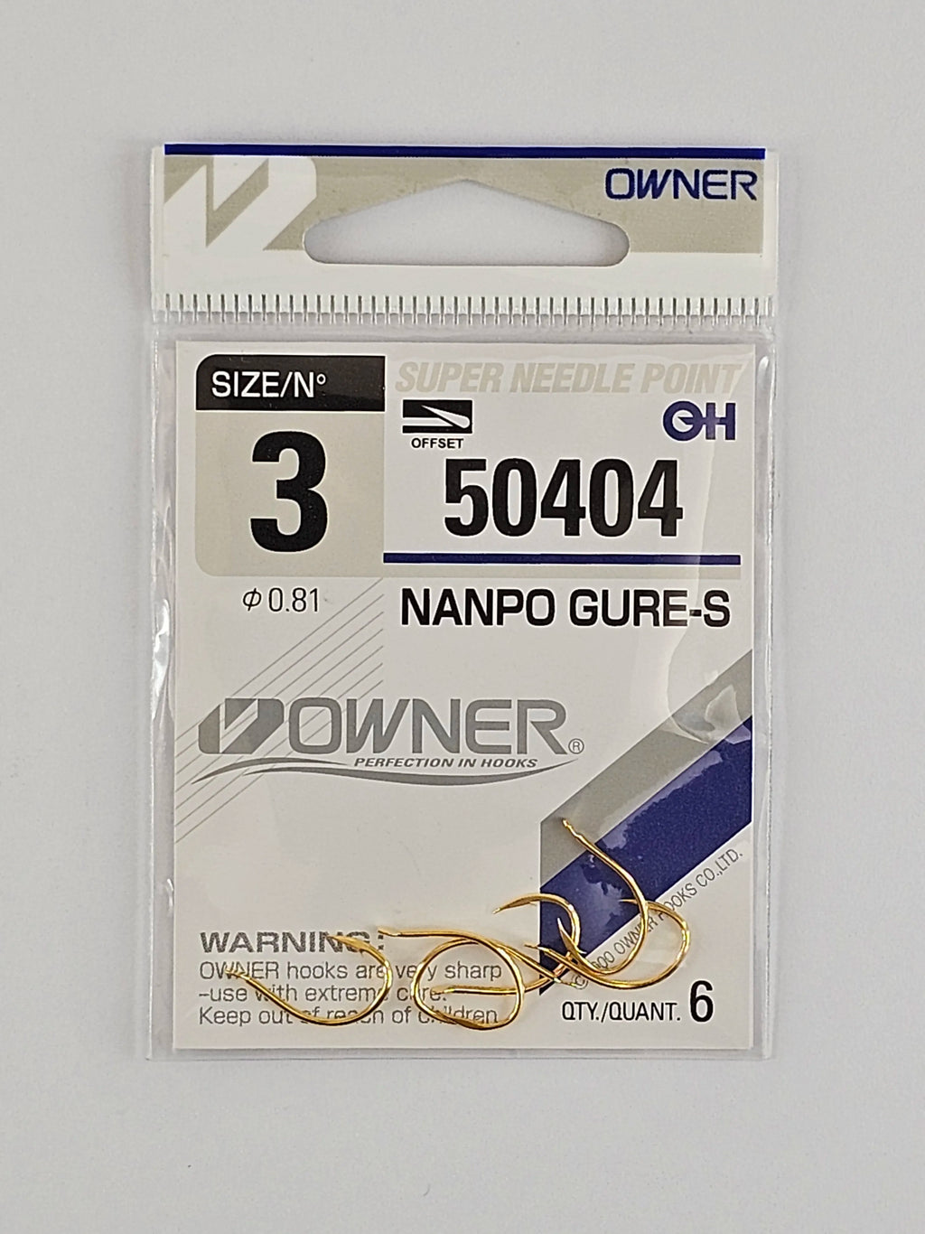 Set carlige OWNER 50404 nanpo gure-s