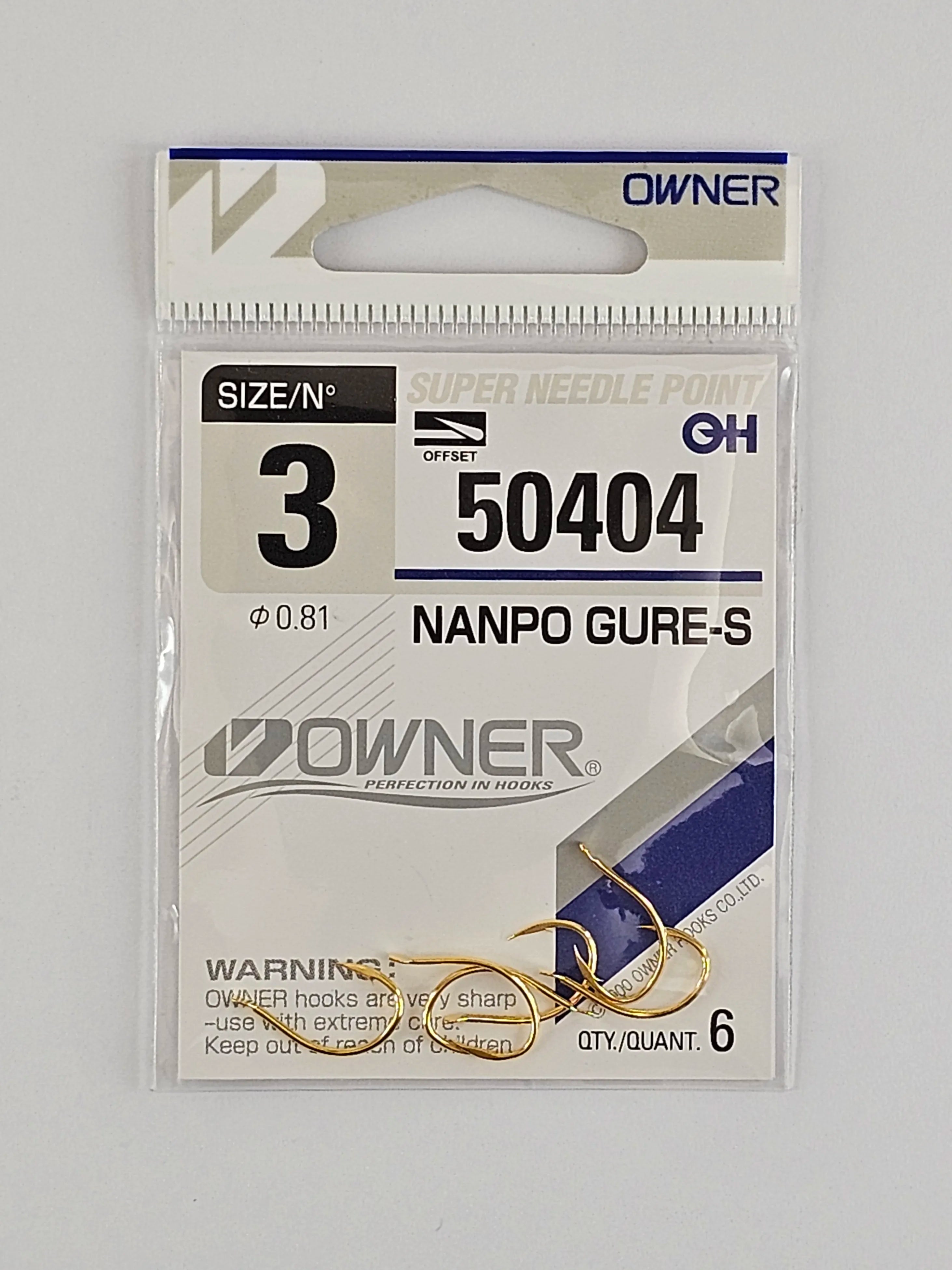 Set carlige OWNER 50404 nanpo gure-s